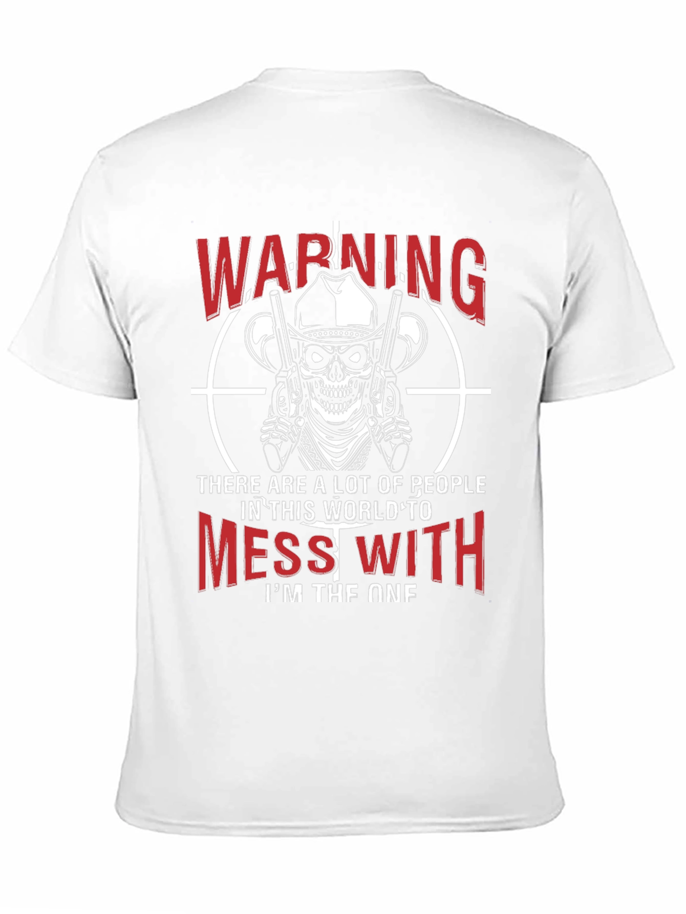Warning Skull Cowboy Graphic Tee