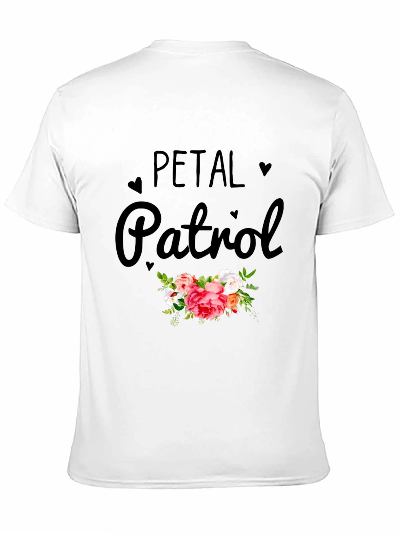 Petal Patrol Graphic T-Shirt - Black