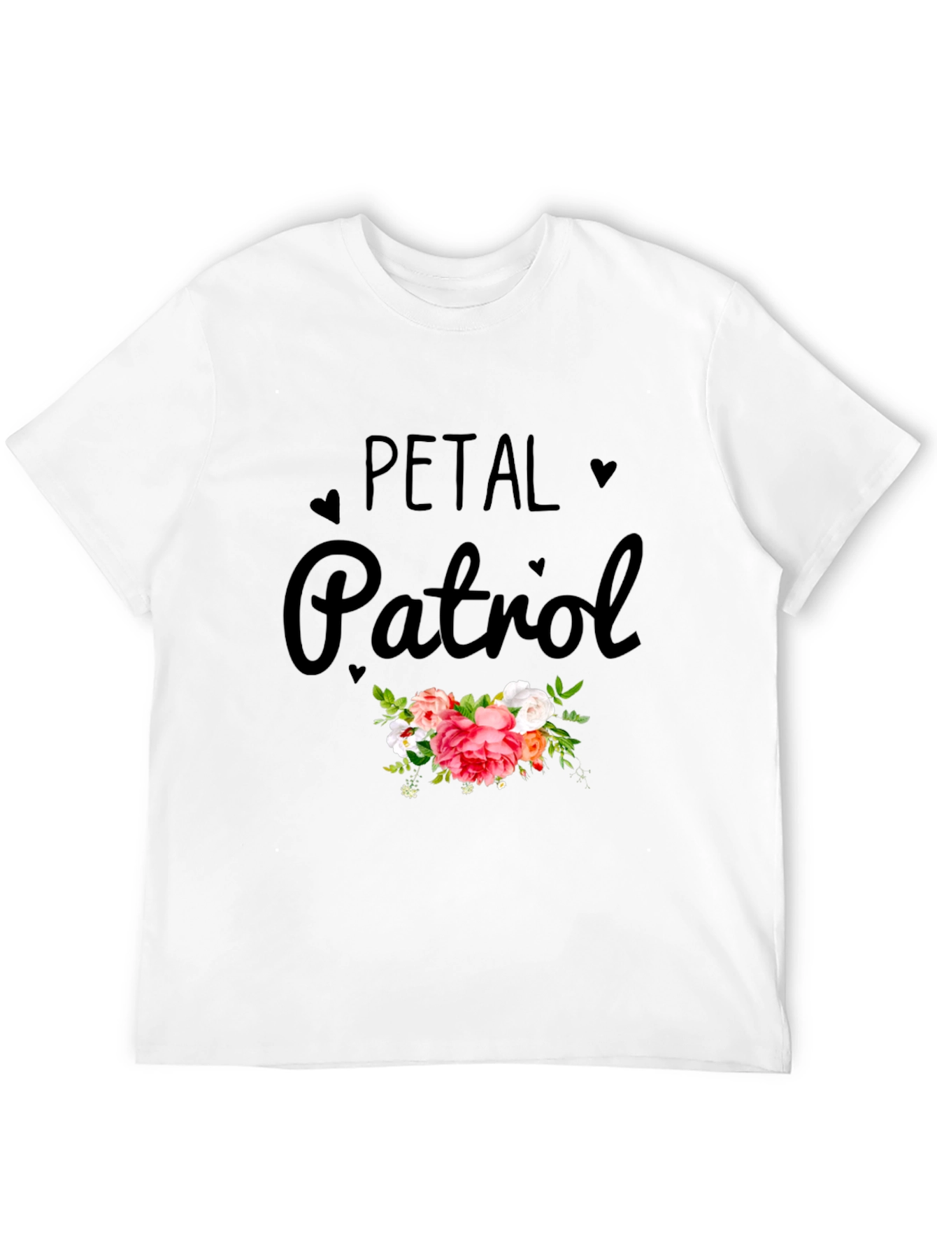 Petal Patrol Graphic T-Shirt - Black