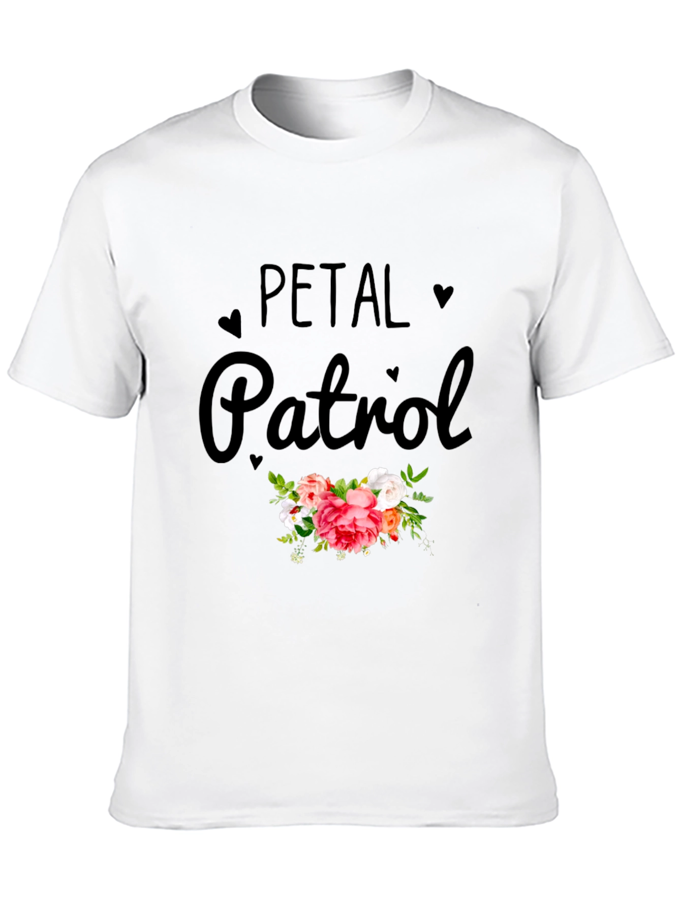 Petal Patrol Graphic T-Shirt - Black