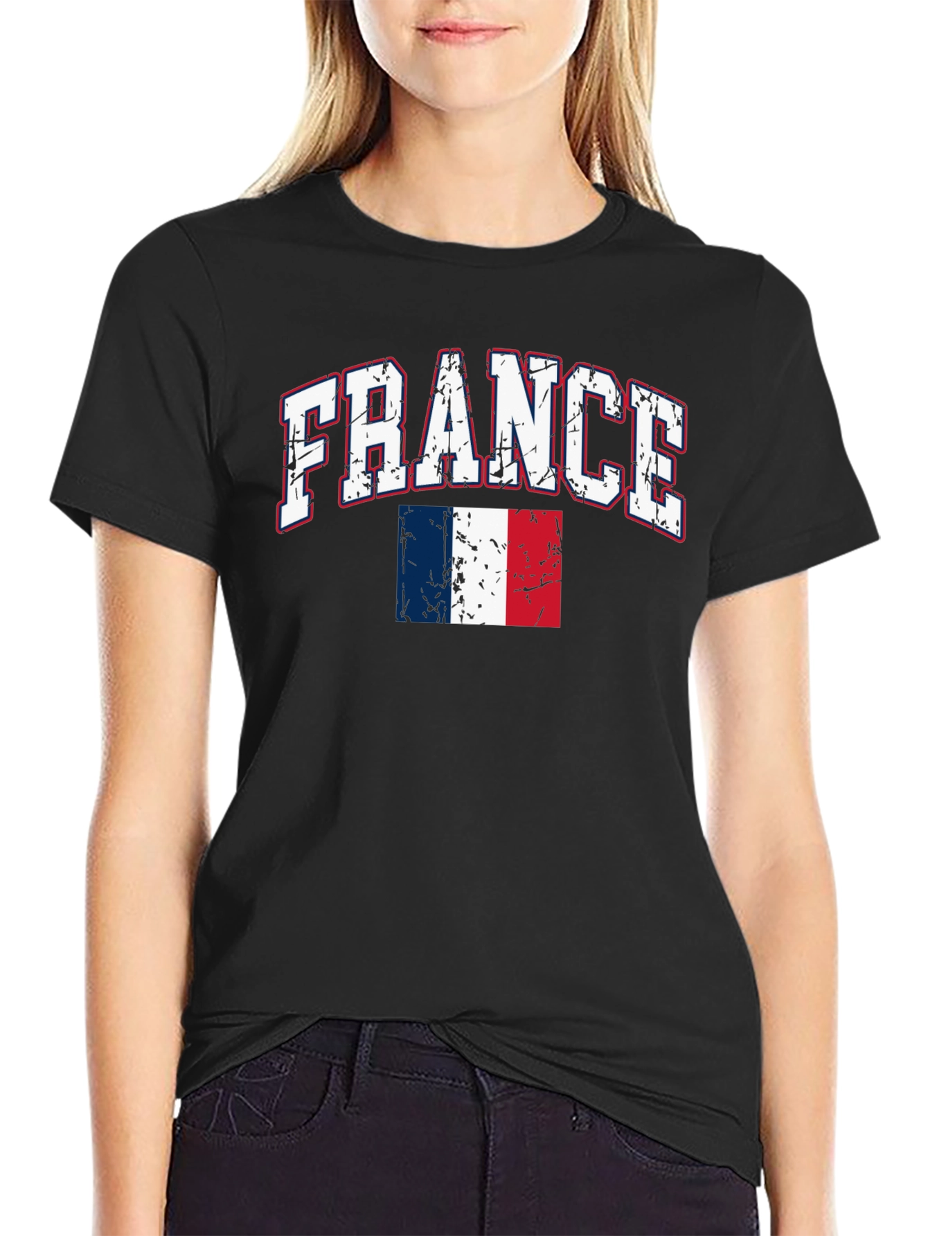 France Flag Graphic T-Shirt - Patriotic Tee