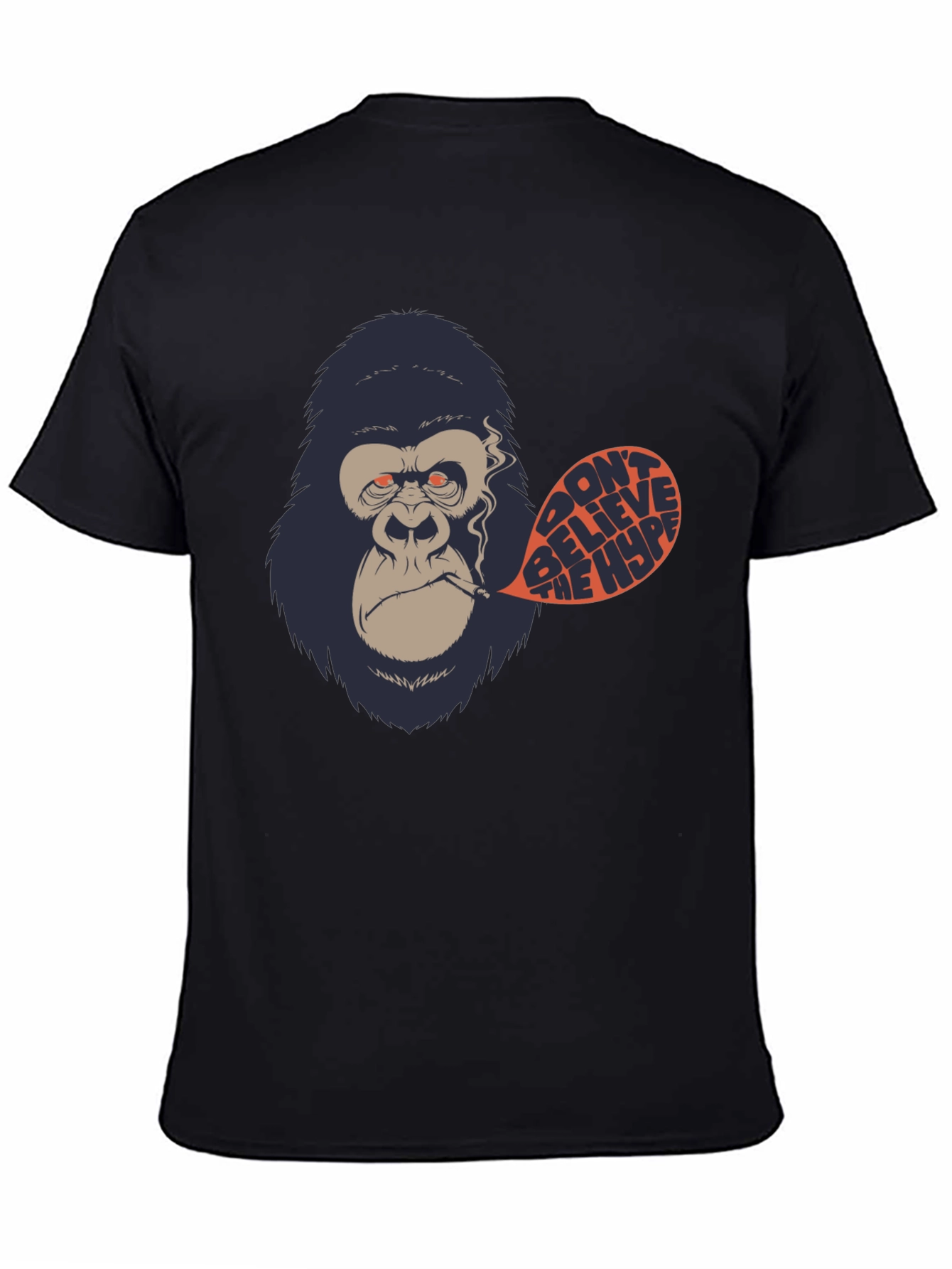 Dont Believe the Hype Gorilla Graphic Tee
