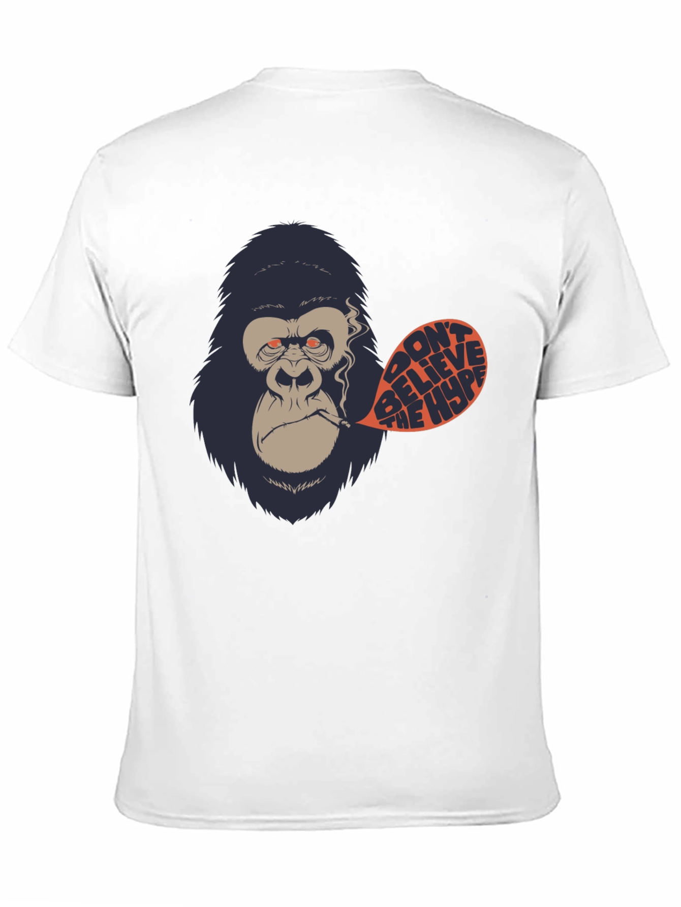 Dont Believe the Hype Gorilla Graphic Tee