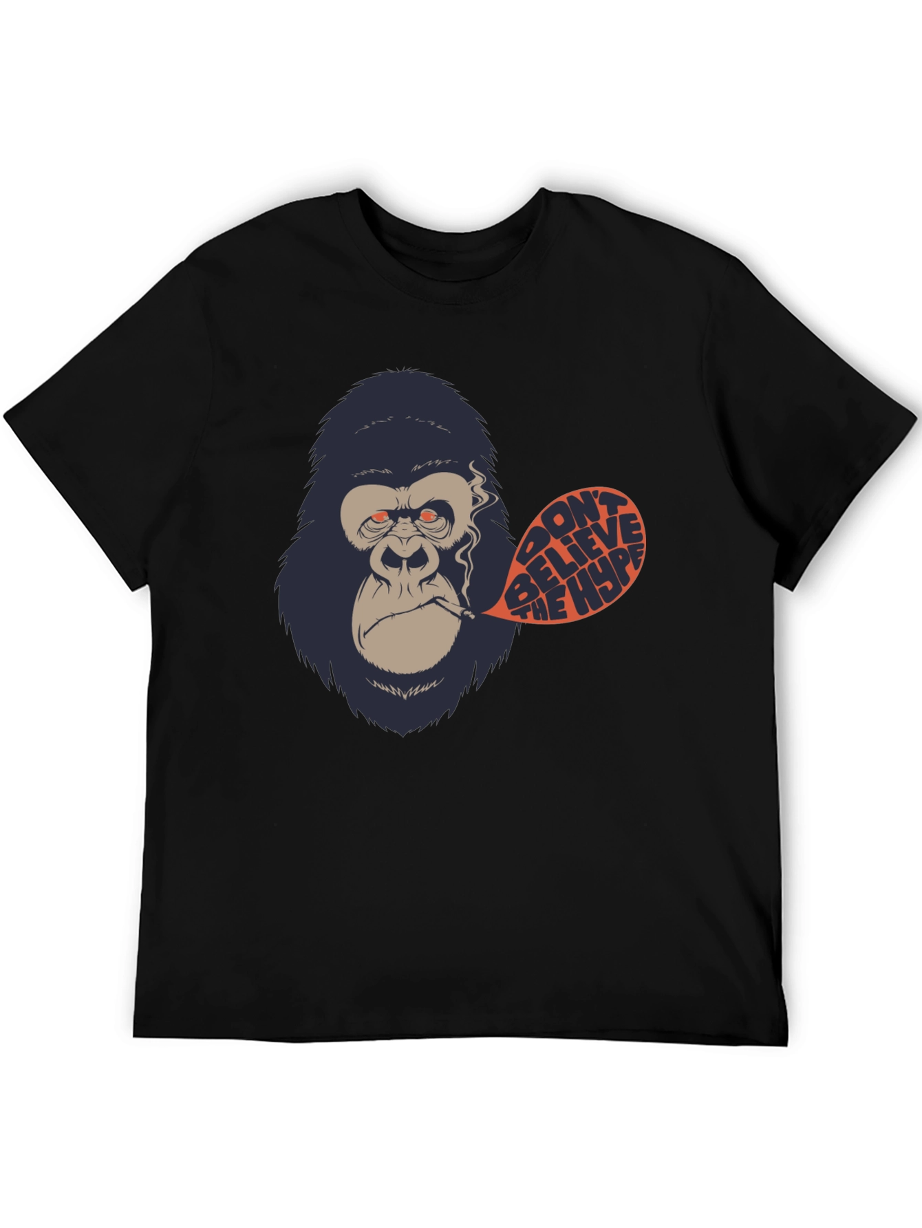 Dont Believe the Hype Gorilla Graphic Tee