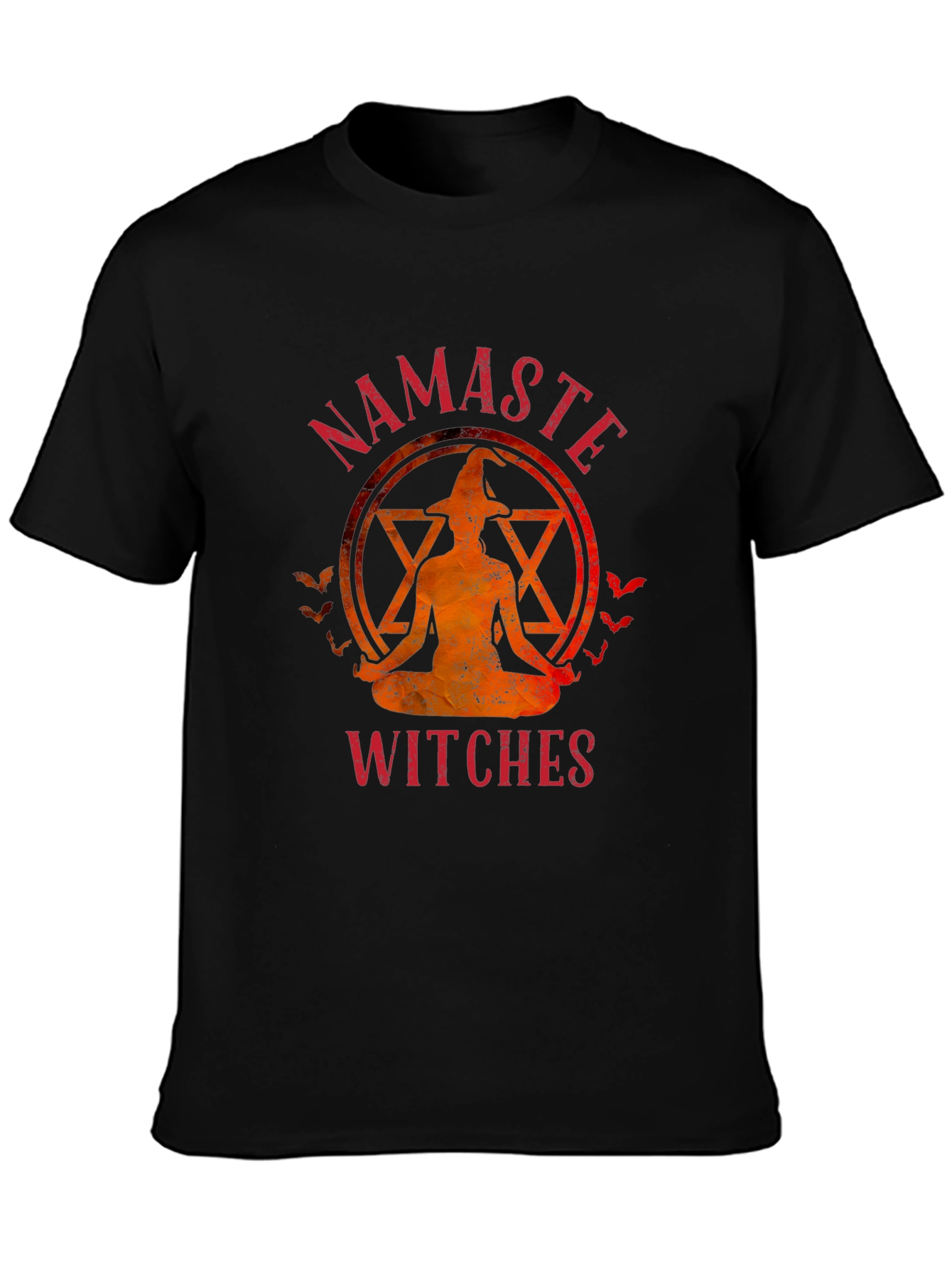 Namaste Witches T-Shirt Halloween Yoga Tee