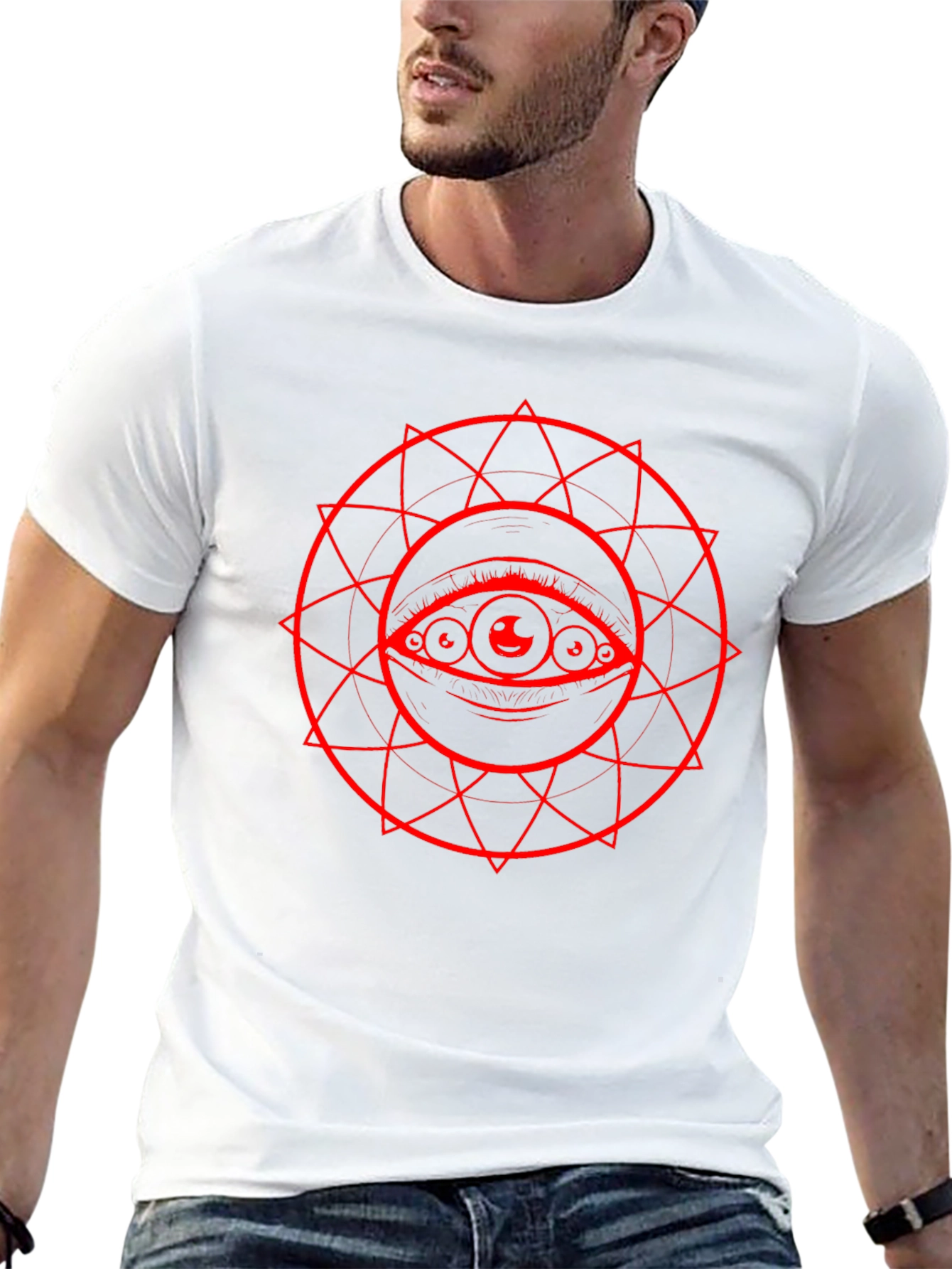 Mystic Eye Graphic Black T-Shirt