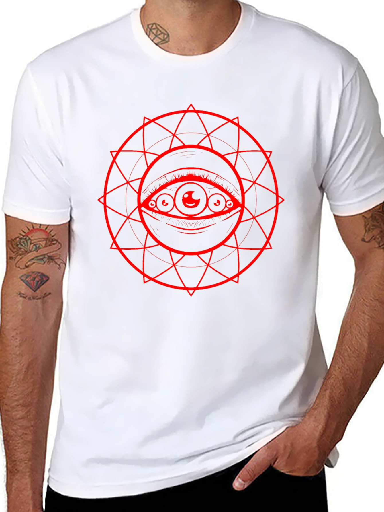 Mystic Eye Graphic Black T-Shirt