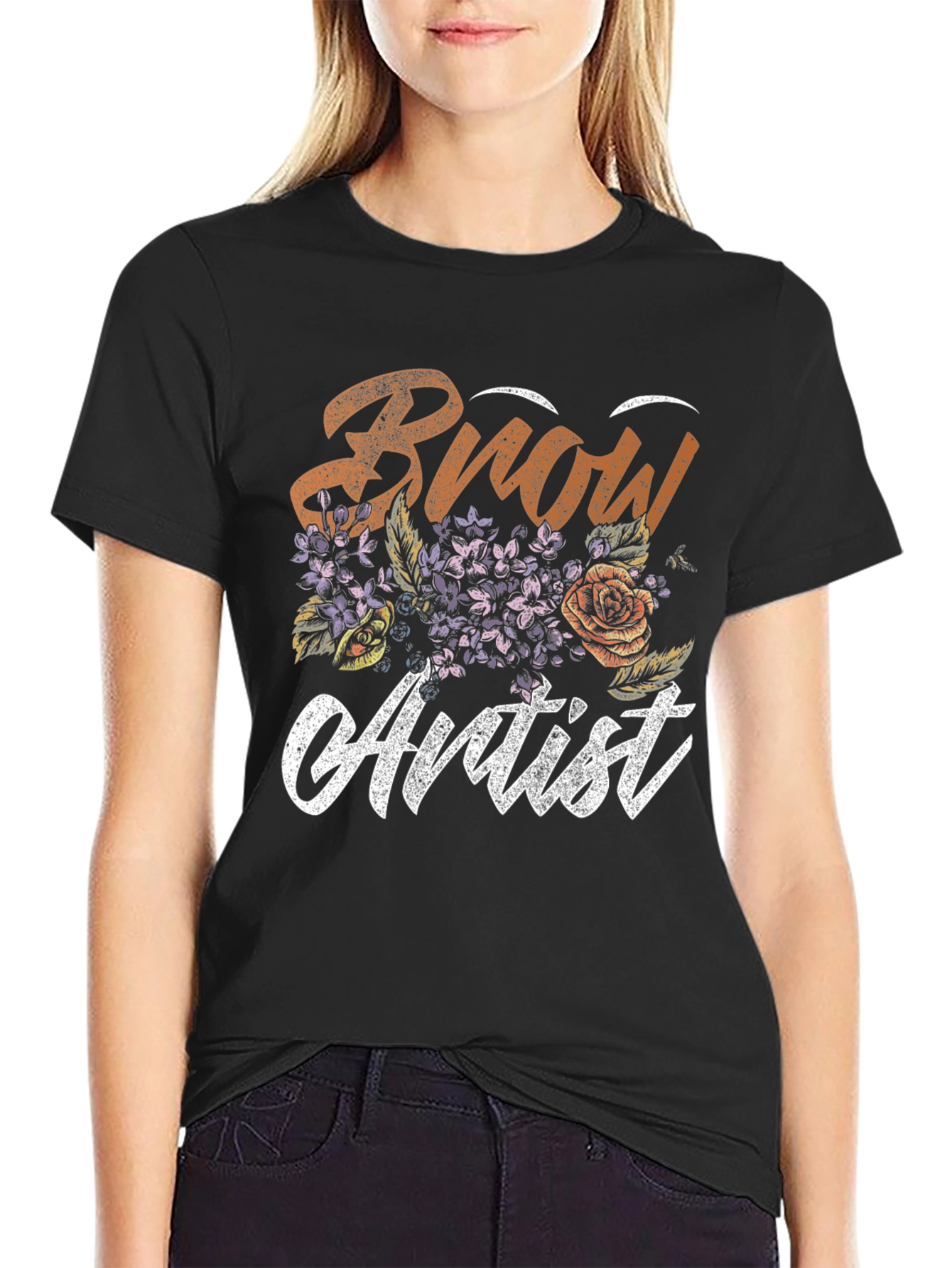 Brow Artist Floral T-Shirt