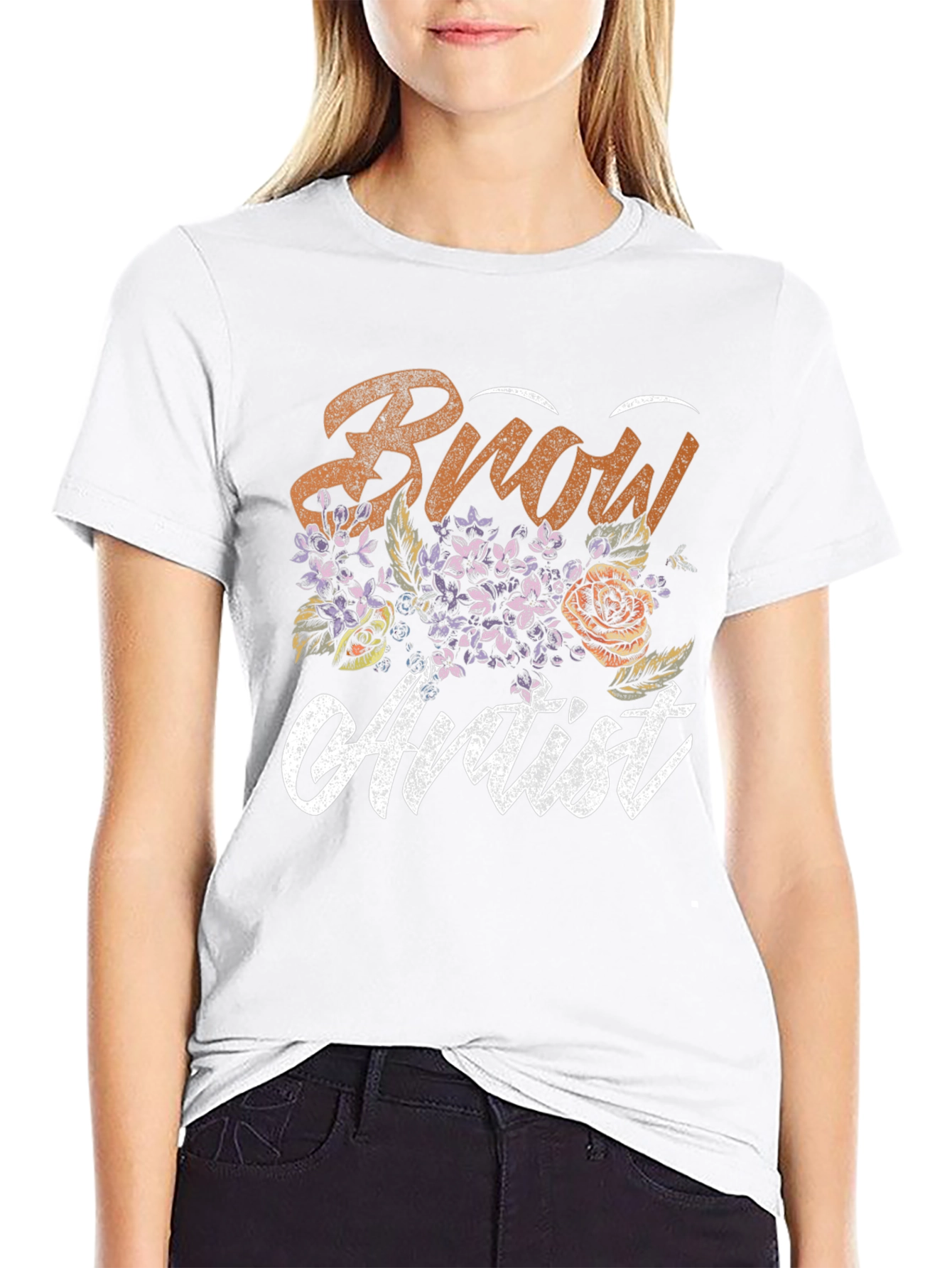 Brow Artist Floral T-Shirt