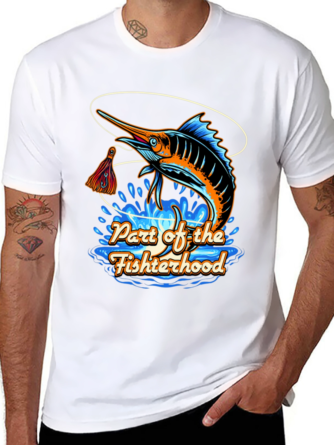 Fisherhood Marlin Graphic Tee