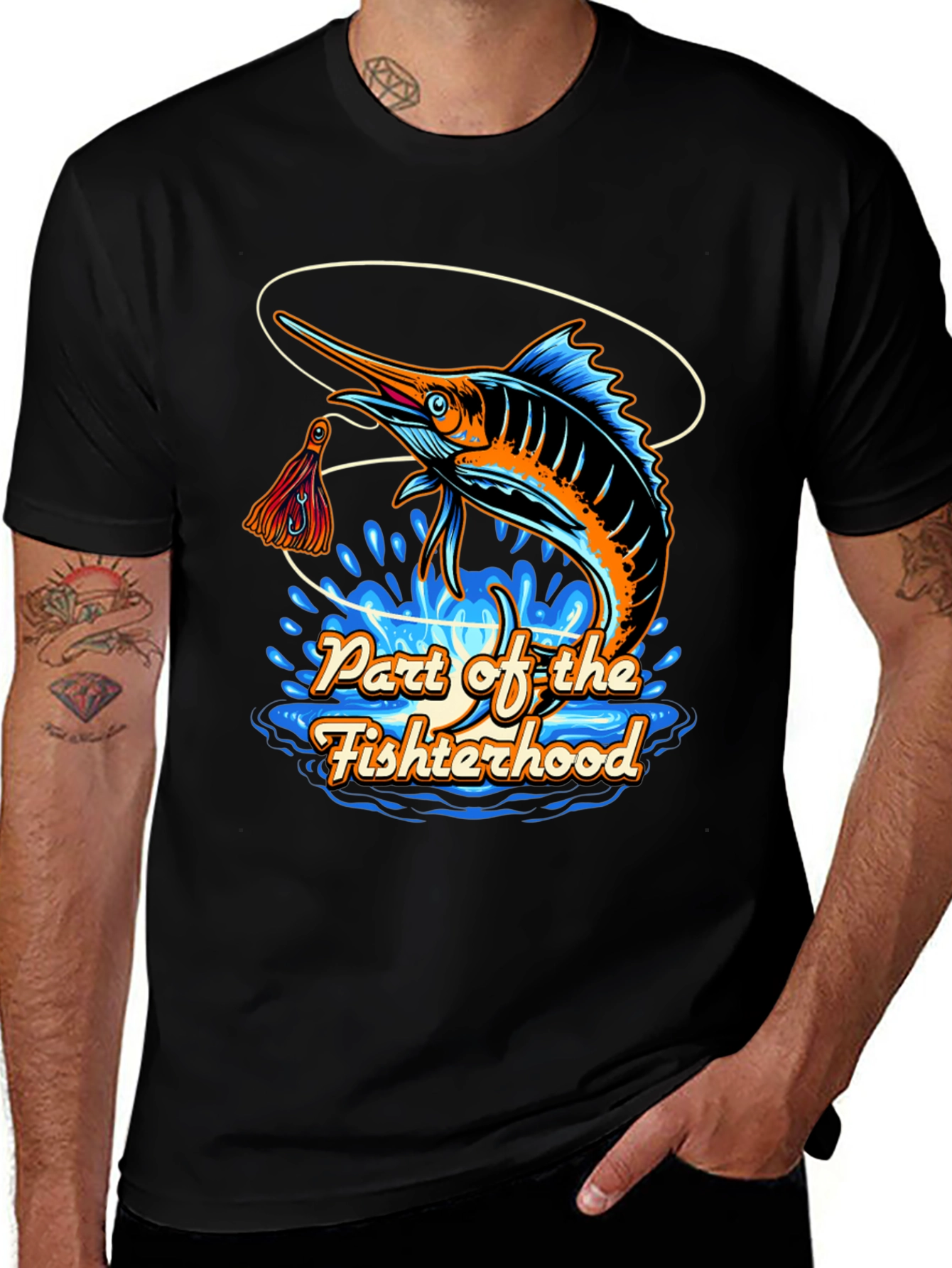 Fisherhood Marlin Graphic Tee