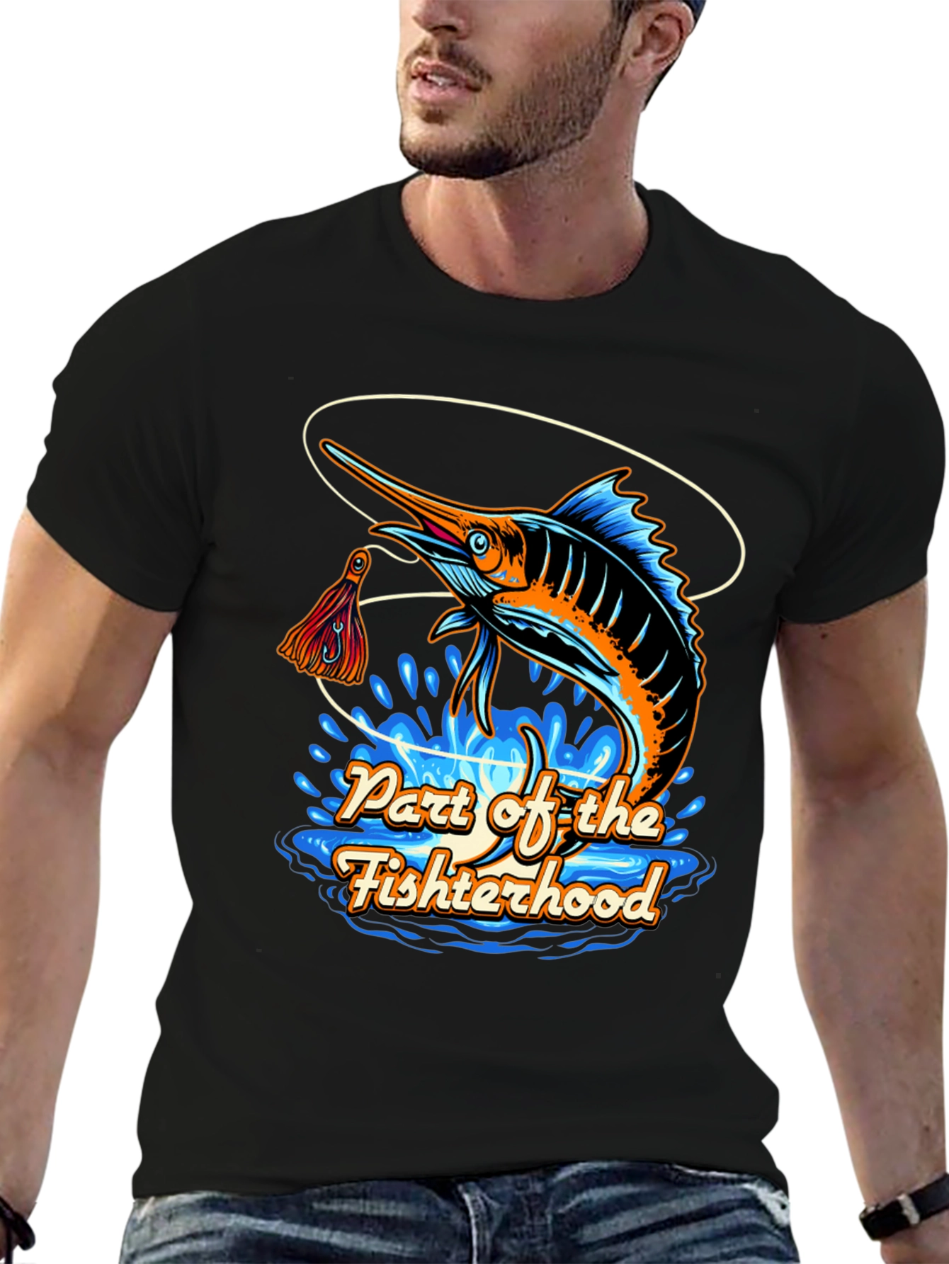 Fisherhood Marlin Graphic Tee