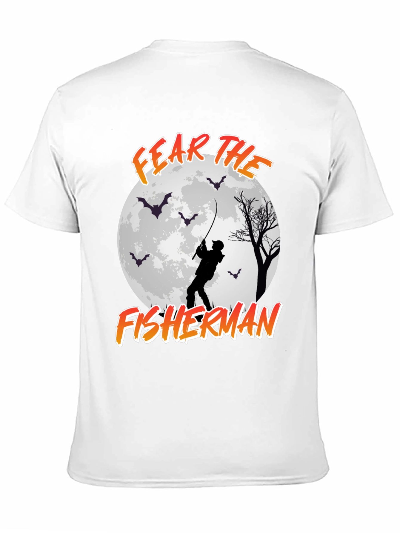 Fear the Fisherman Graphic Tee - Halloween Fishing Shirt