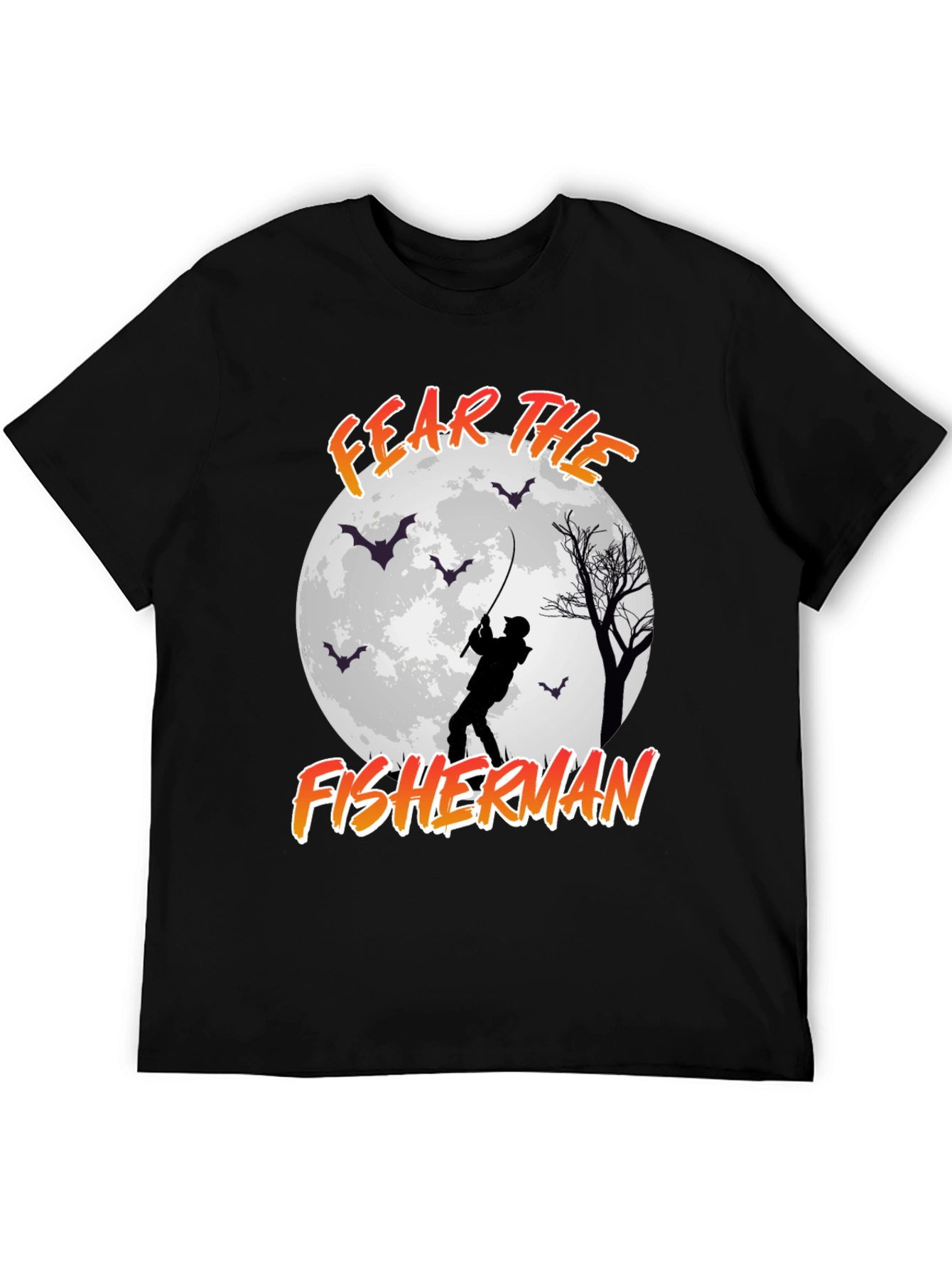 Fear the Fisherman Graphic Tee - Halloween Fishing Shirt
