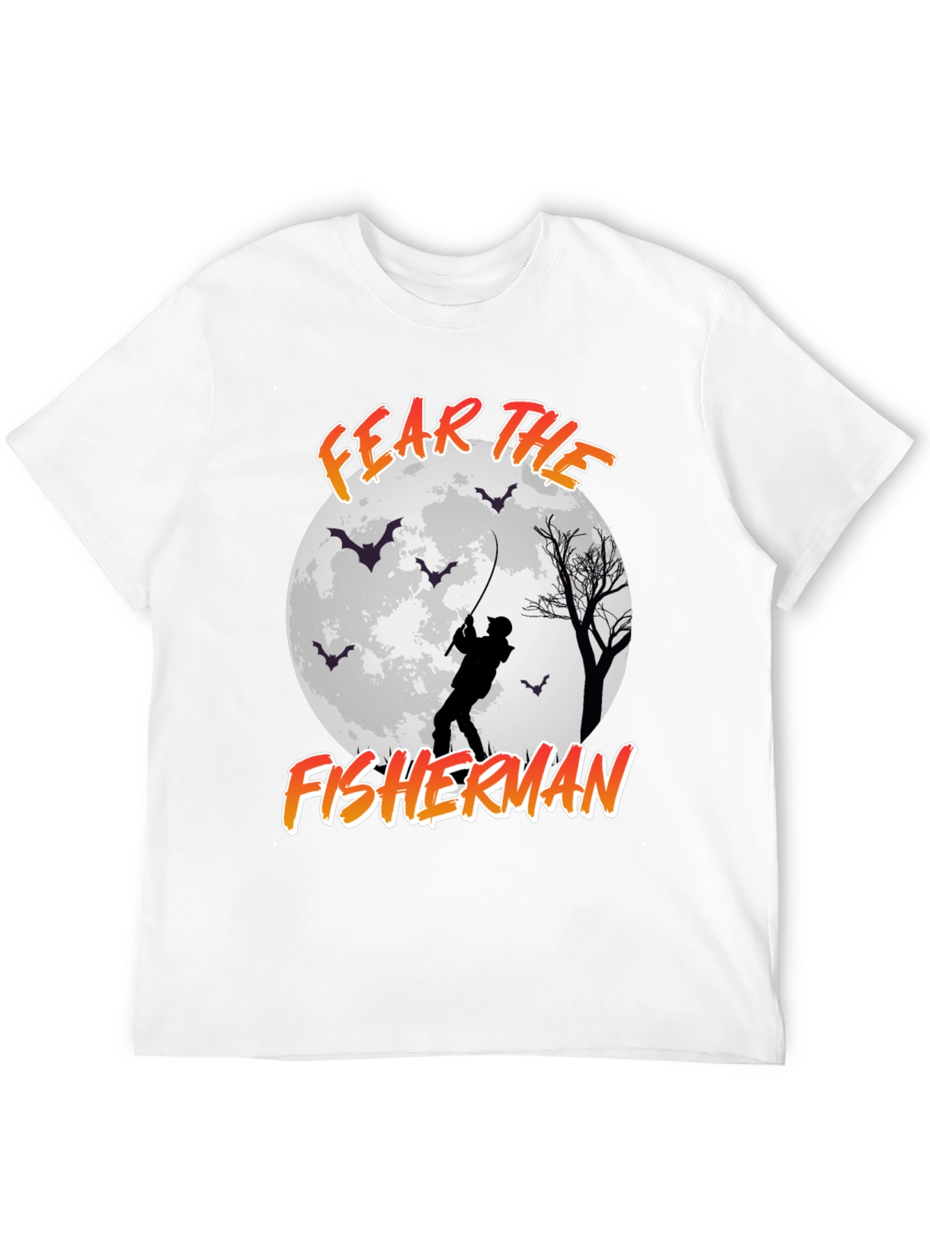 Fear the Fisherman Graphic Tee - Halloween Fishing Shirt
