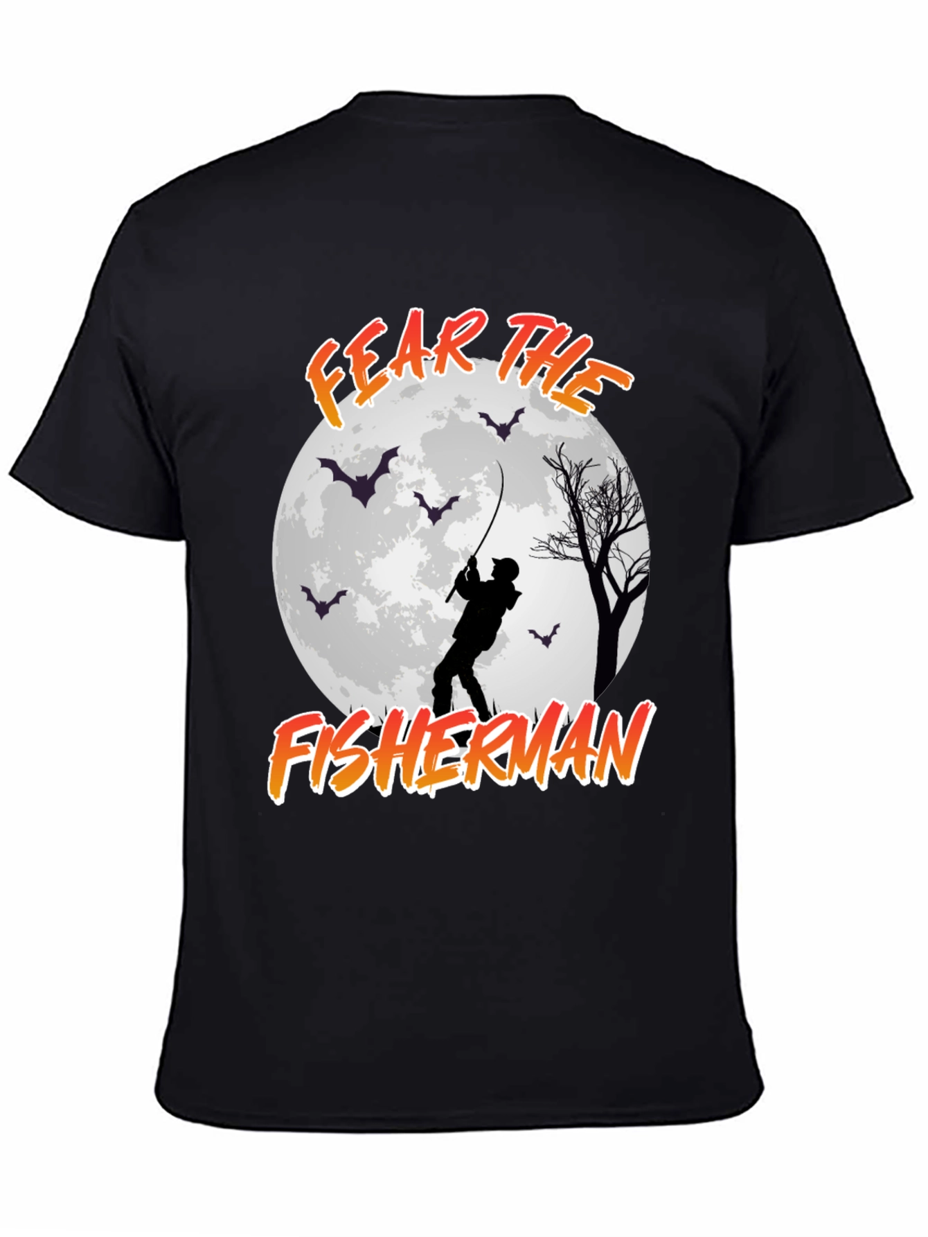Fear the Fisherman Graphic Tee - Halloween Fishing Shirt