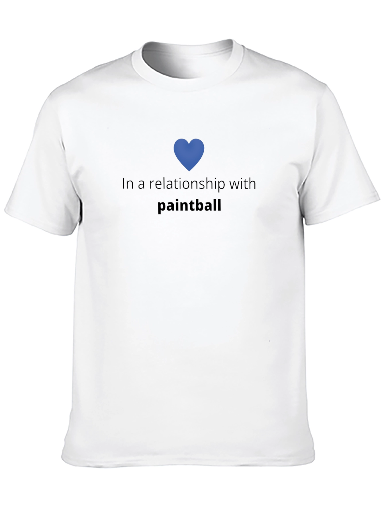 Paintball Relationship T-Shirt - Black Crew Neck