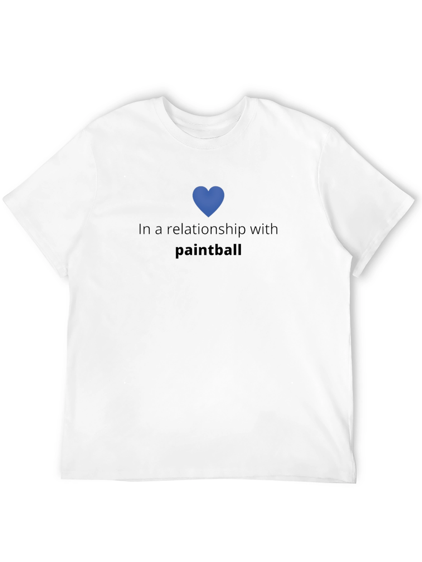 Paintball Relationship T-Shirt - Black Crew Neck