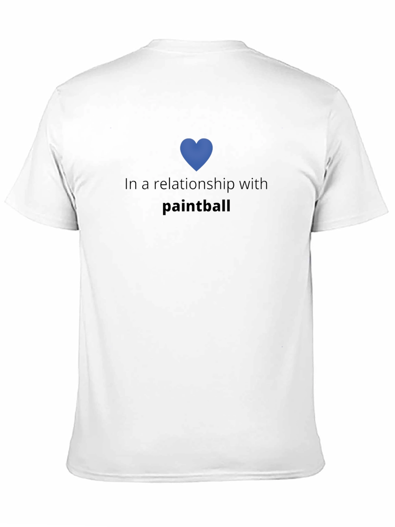 Paintball Relationship T-Shirt - Black Crew Neck