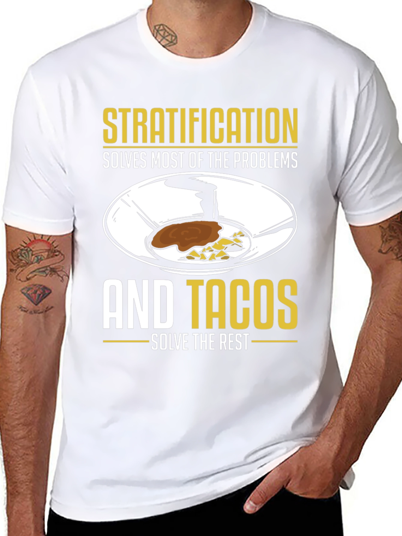 Stratification & Tacos Graphic Tee