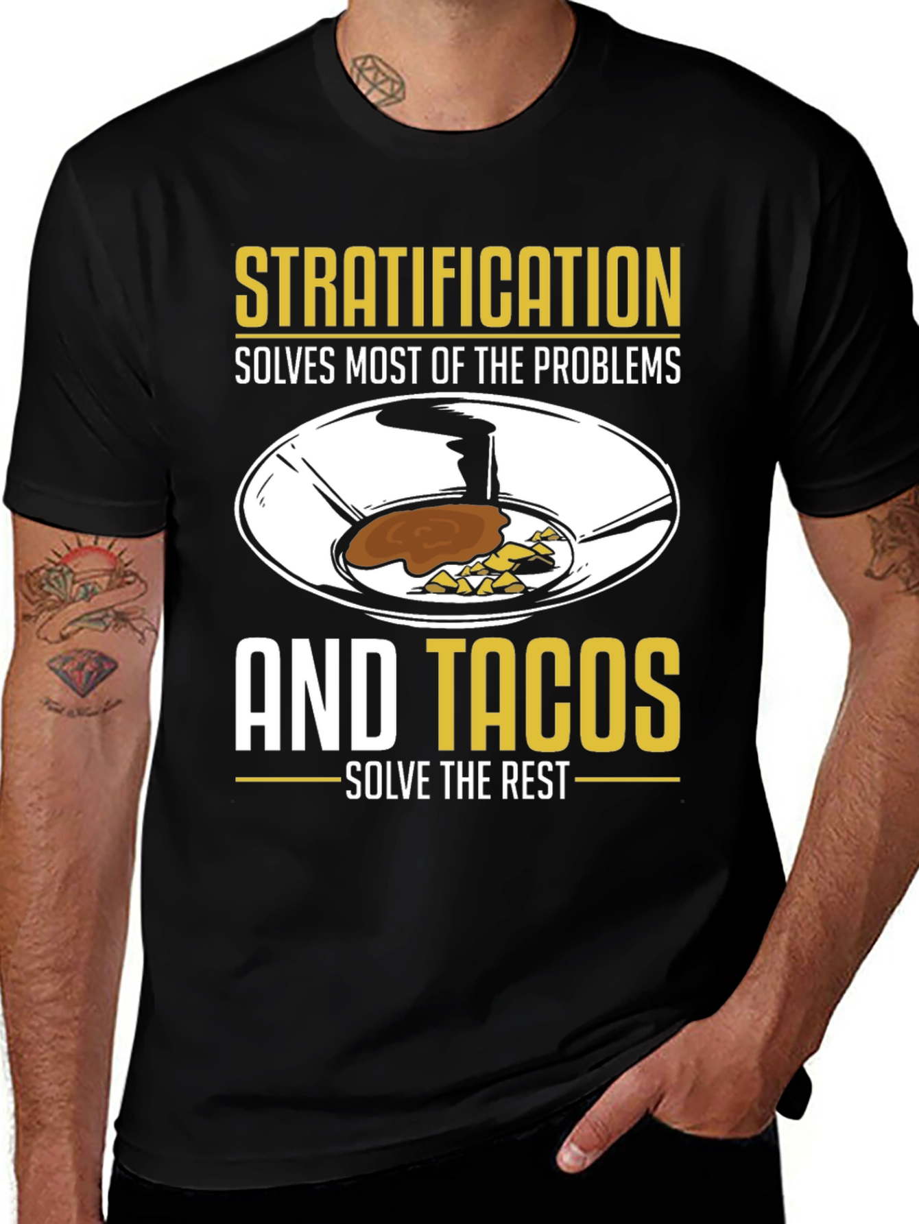 Stratification & Tacos Graphic Tee