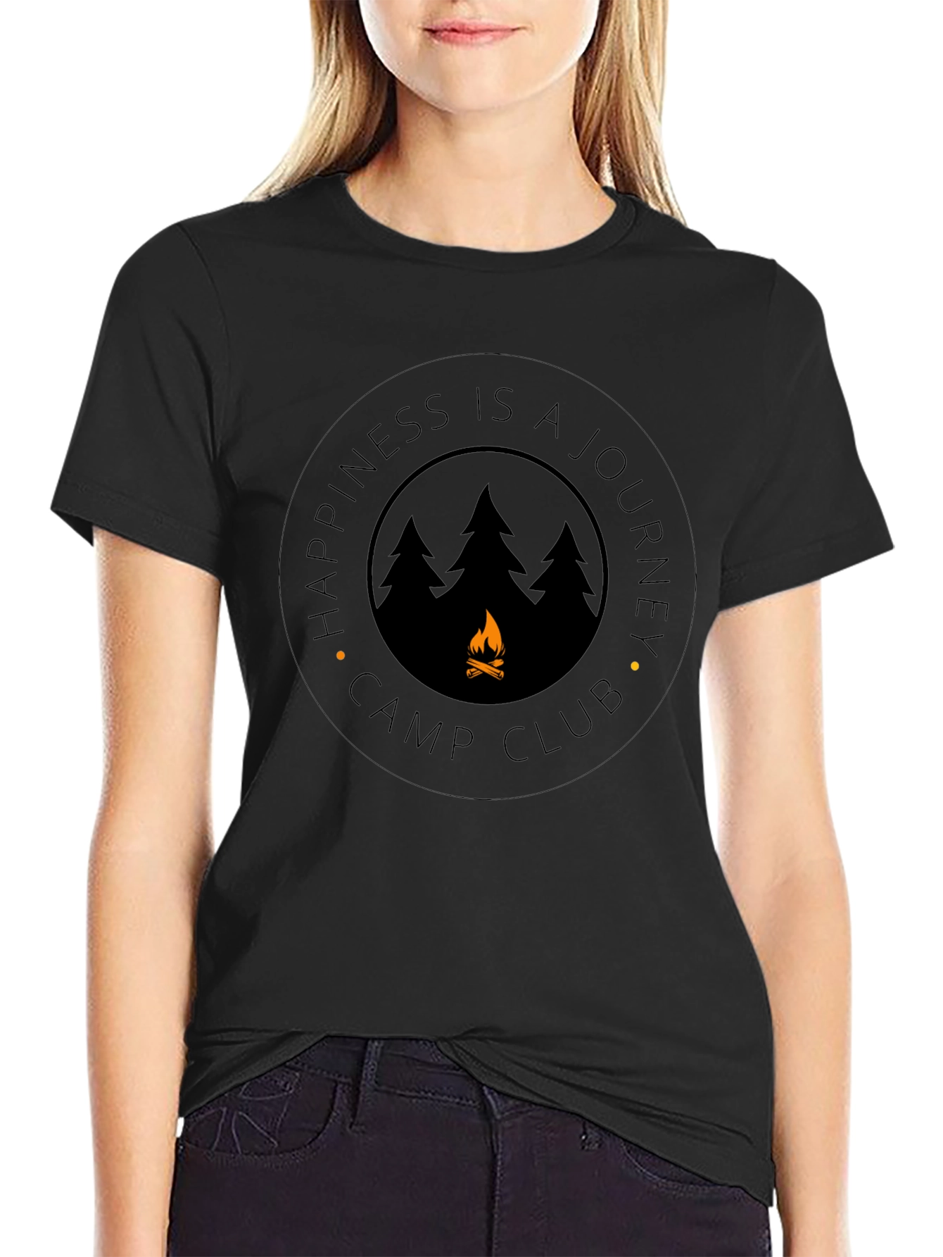 Camp Club Happiness Journey Graphic Tee