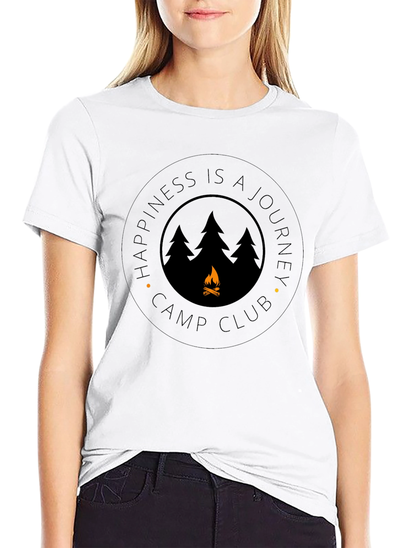 Camp Club Happiness Journey Graphic Tee