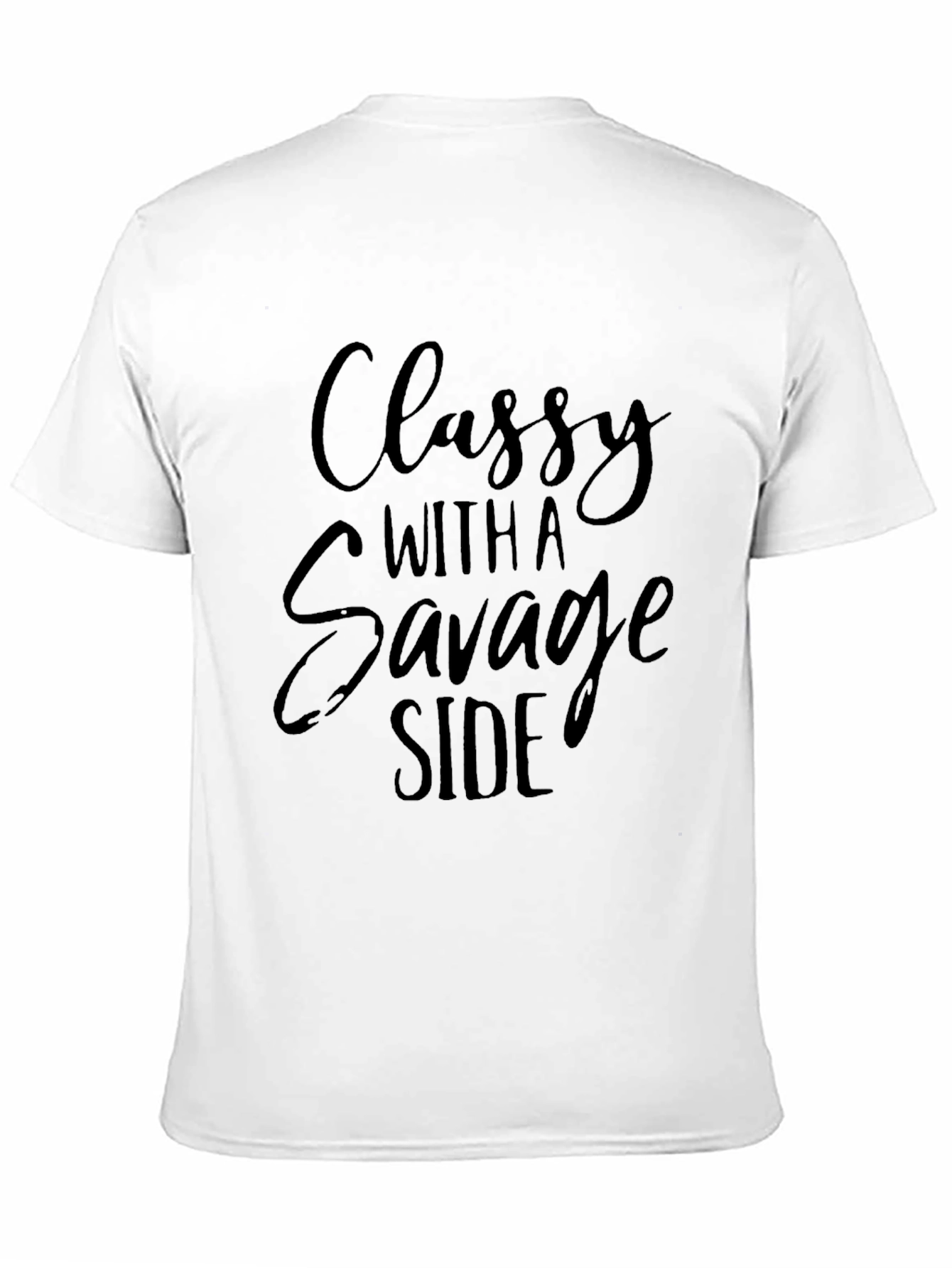 Classy With A Savage Side Black T-Shirt