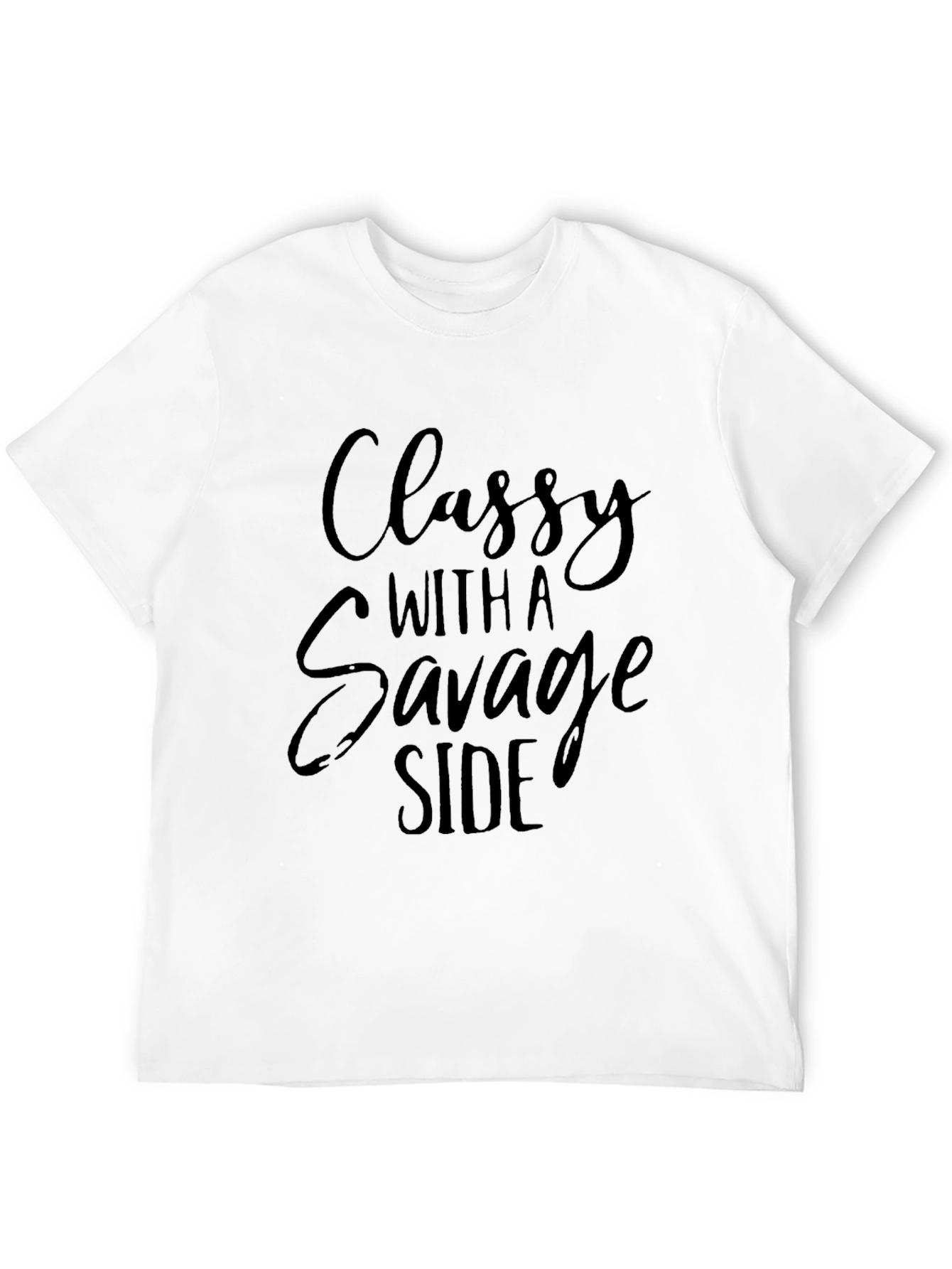 Classy With A Savage Side Black T-Shirt