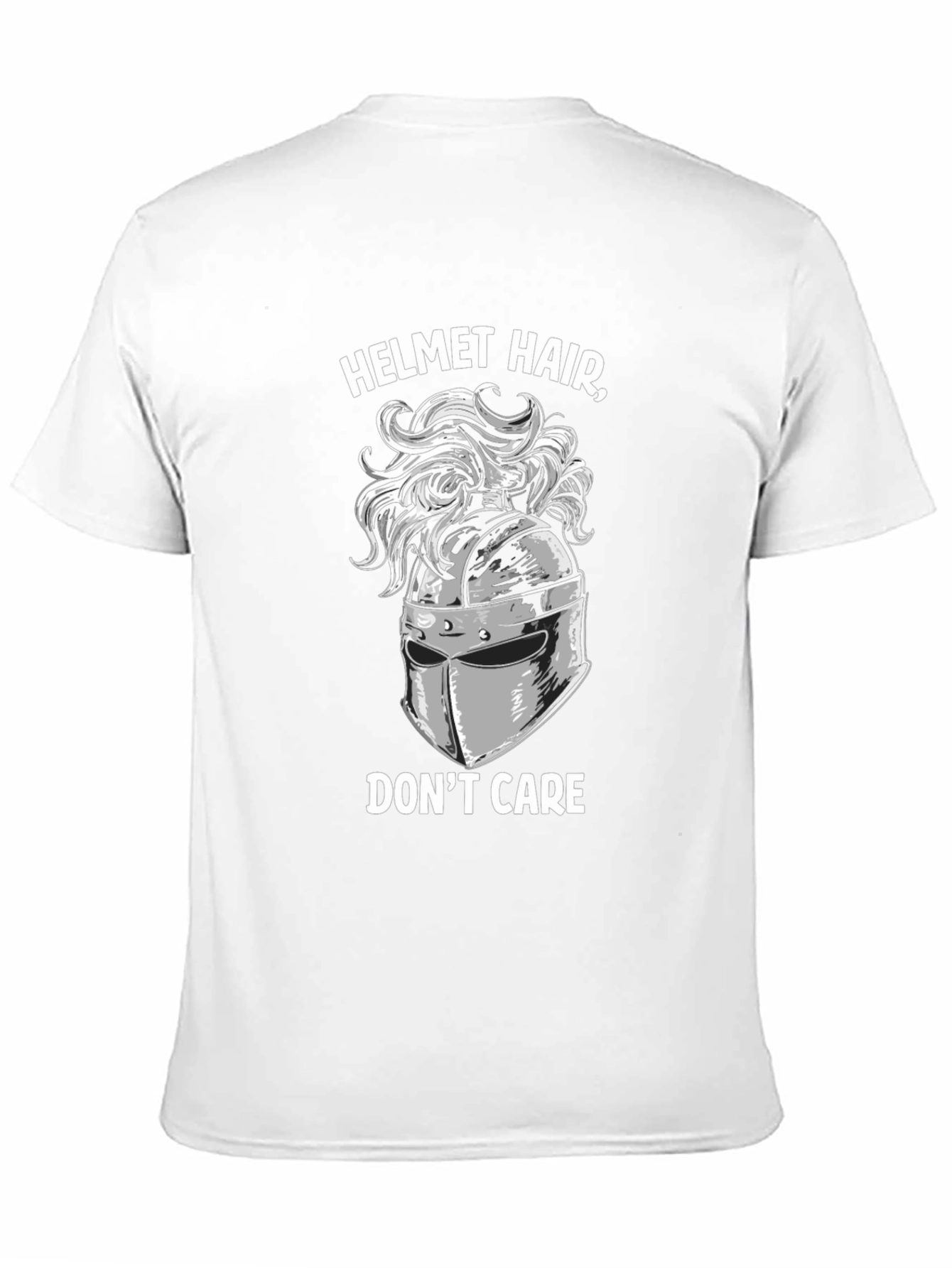 Helmet Hair Dont Care T-Shirt