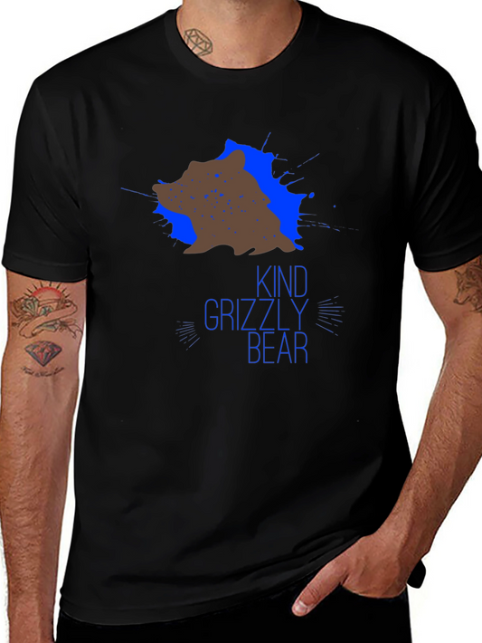 Kind Grizzly Bear T-Shirt - Unique Graphic Tee