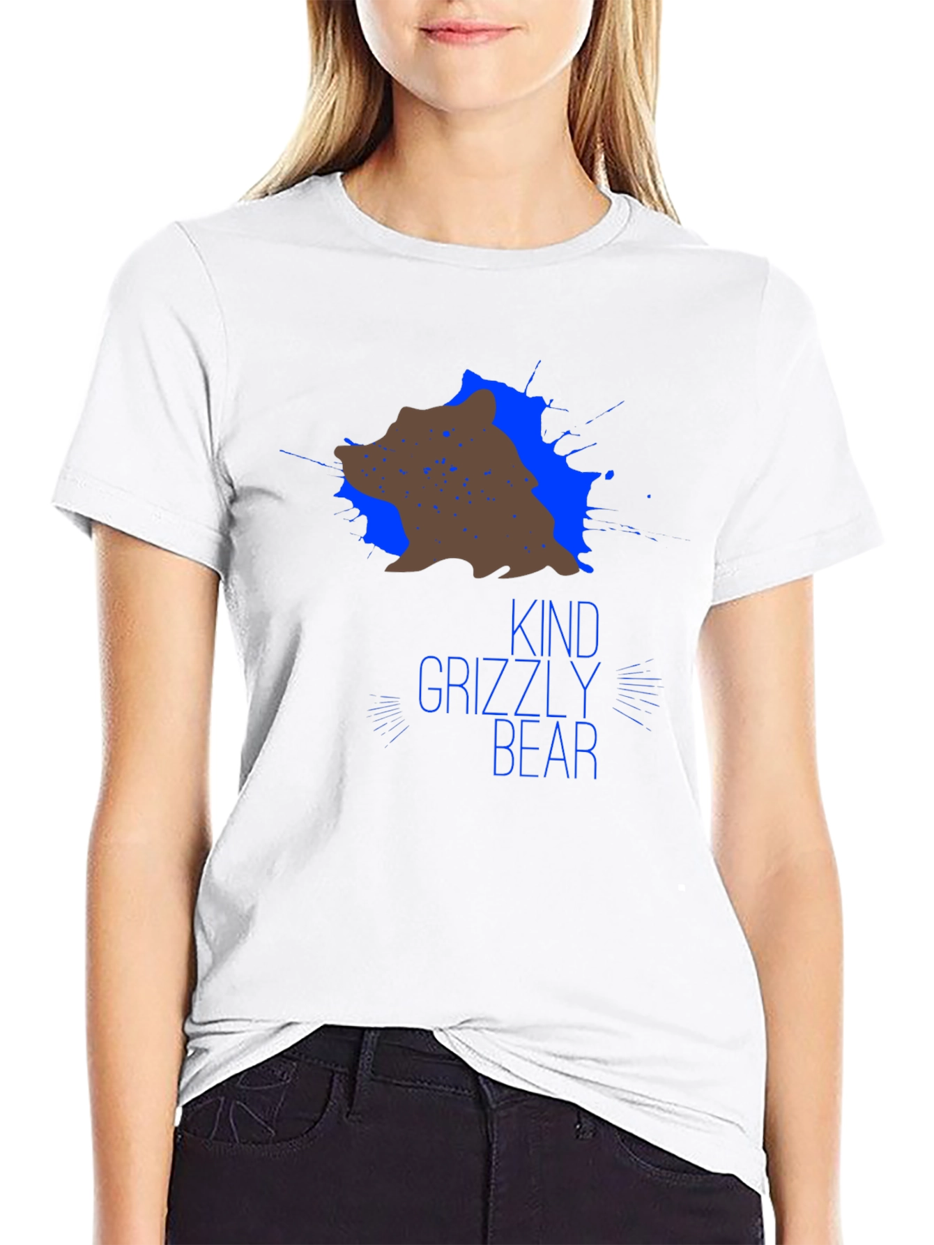 Kind Grizzly Bear T-Shirt - Unique Graphic Tee