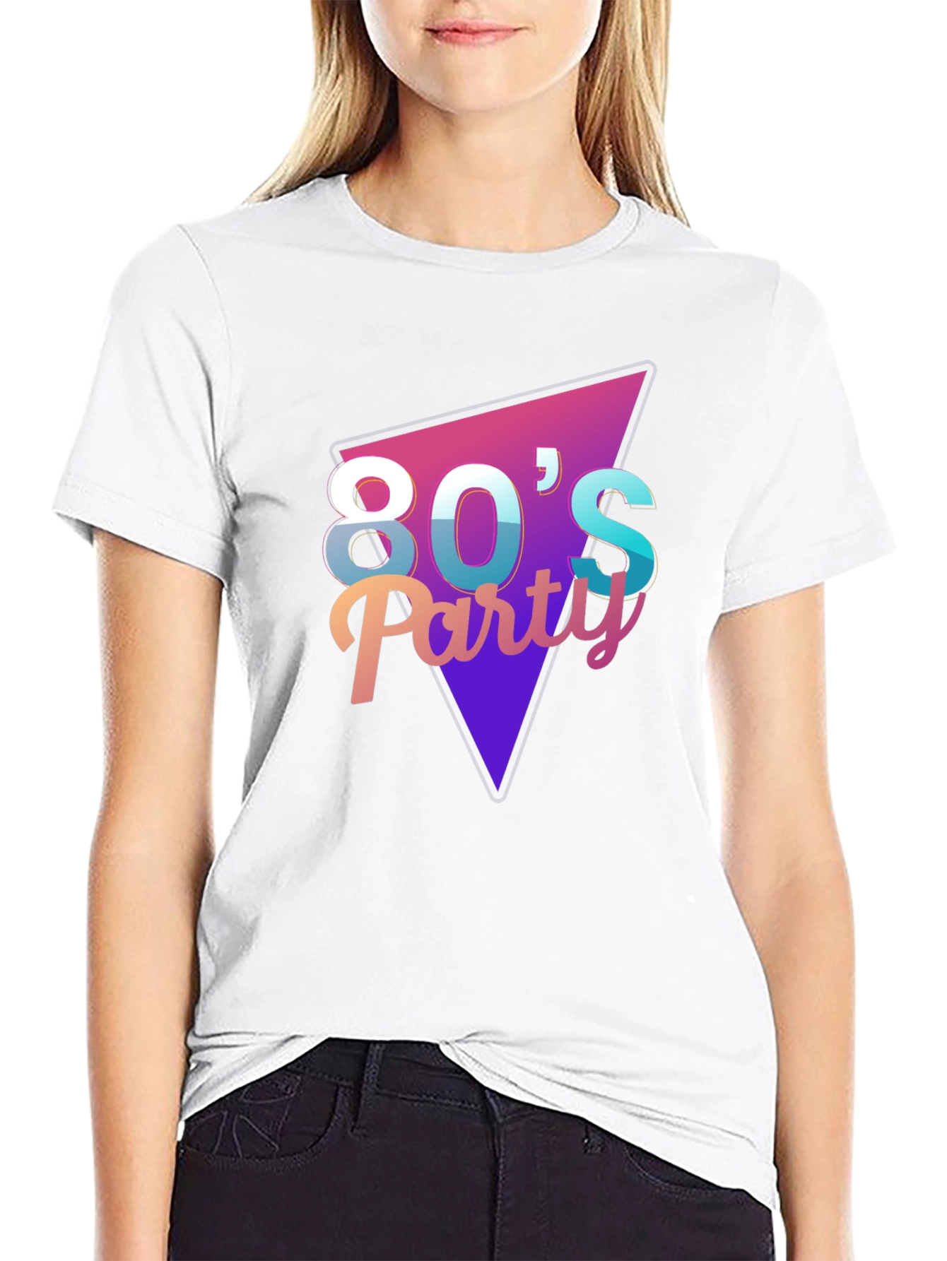 80s Party Graphic Tee - Retro Style