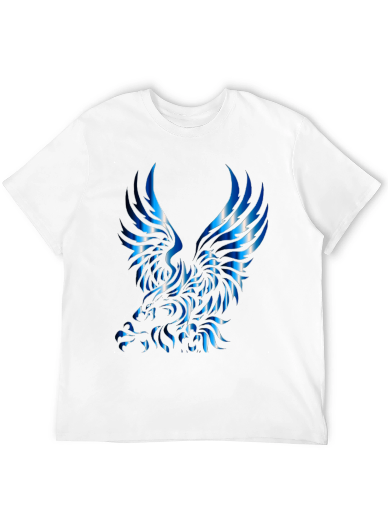 Bold Eagle Graphic Tee - Black