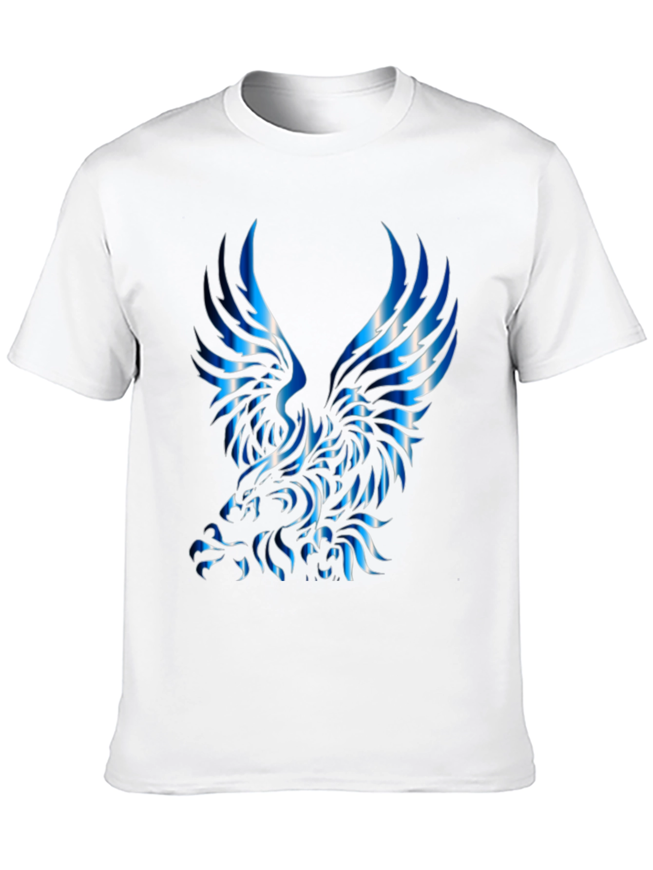 Bold Eagle Graphic Tee - Black