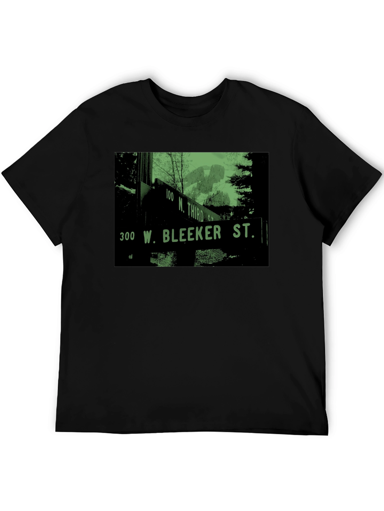 Bleeker St. T-Shirt - Retro Street Sign Tee