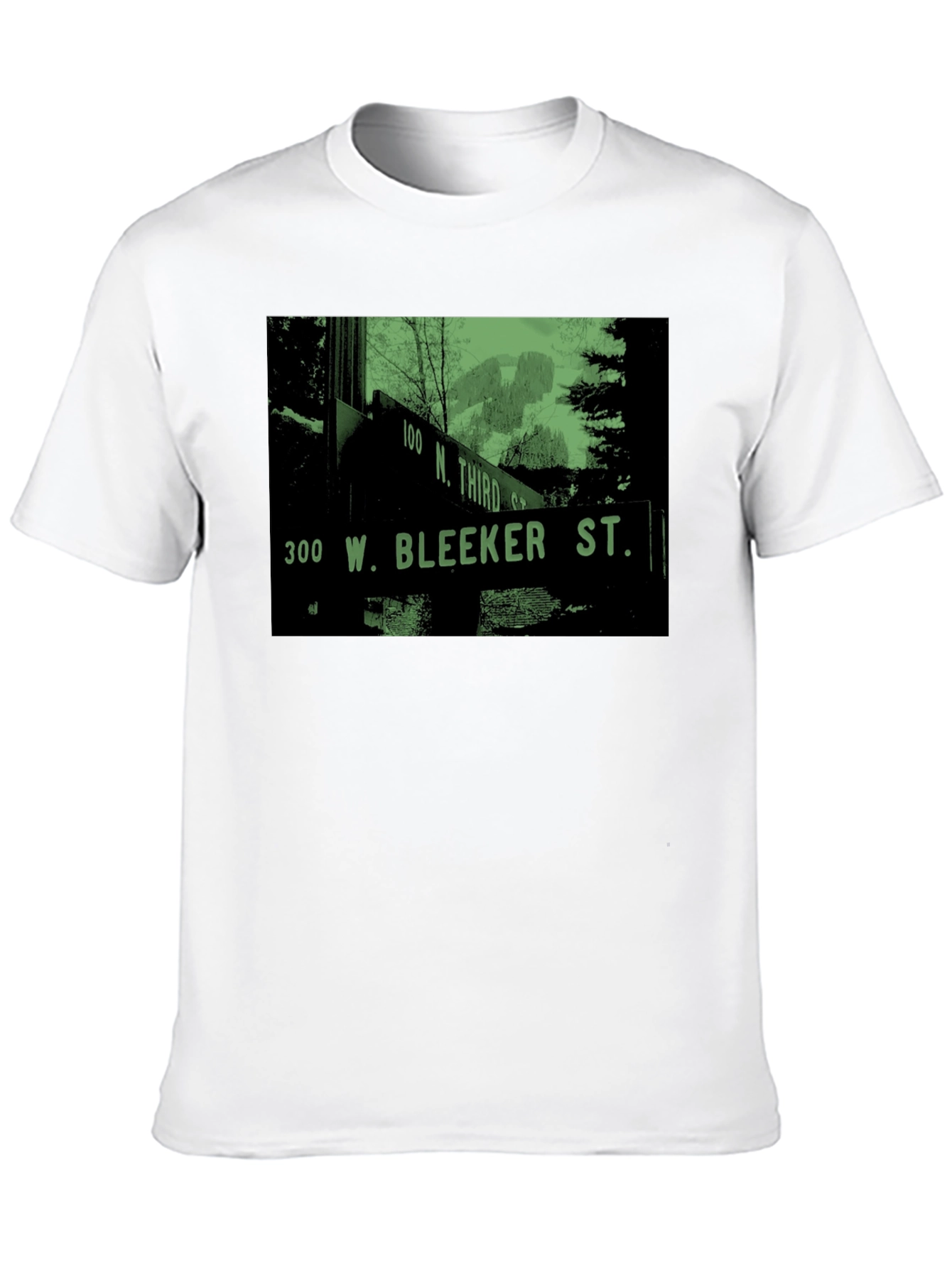 Bleeker St. T-Shirt - Retro Street Sign Tee