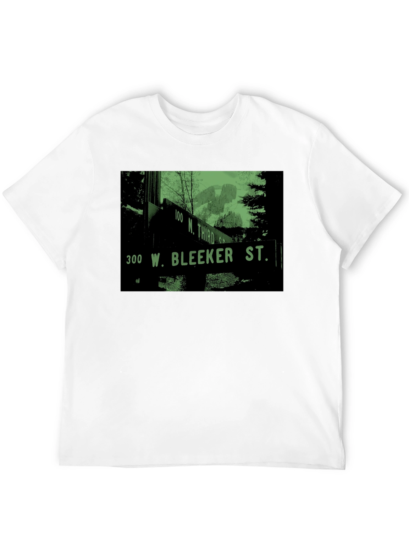 Bleeker St. T-Shirt - Retro Street Sign Tee