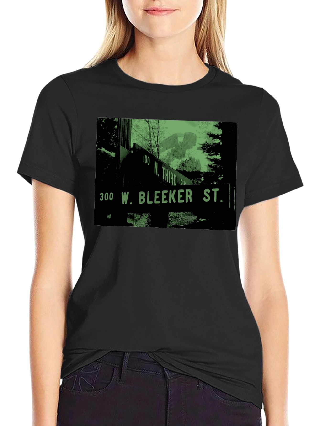 Bleeker St. T-Shirt - Retro Street Sign Tee