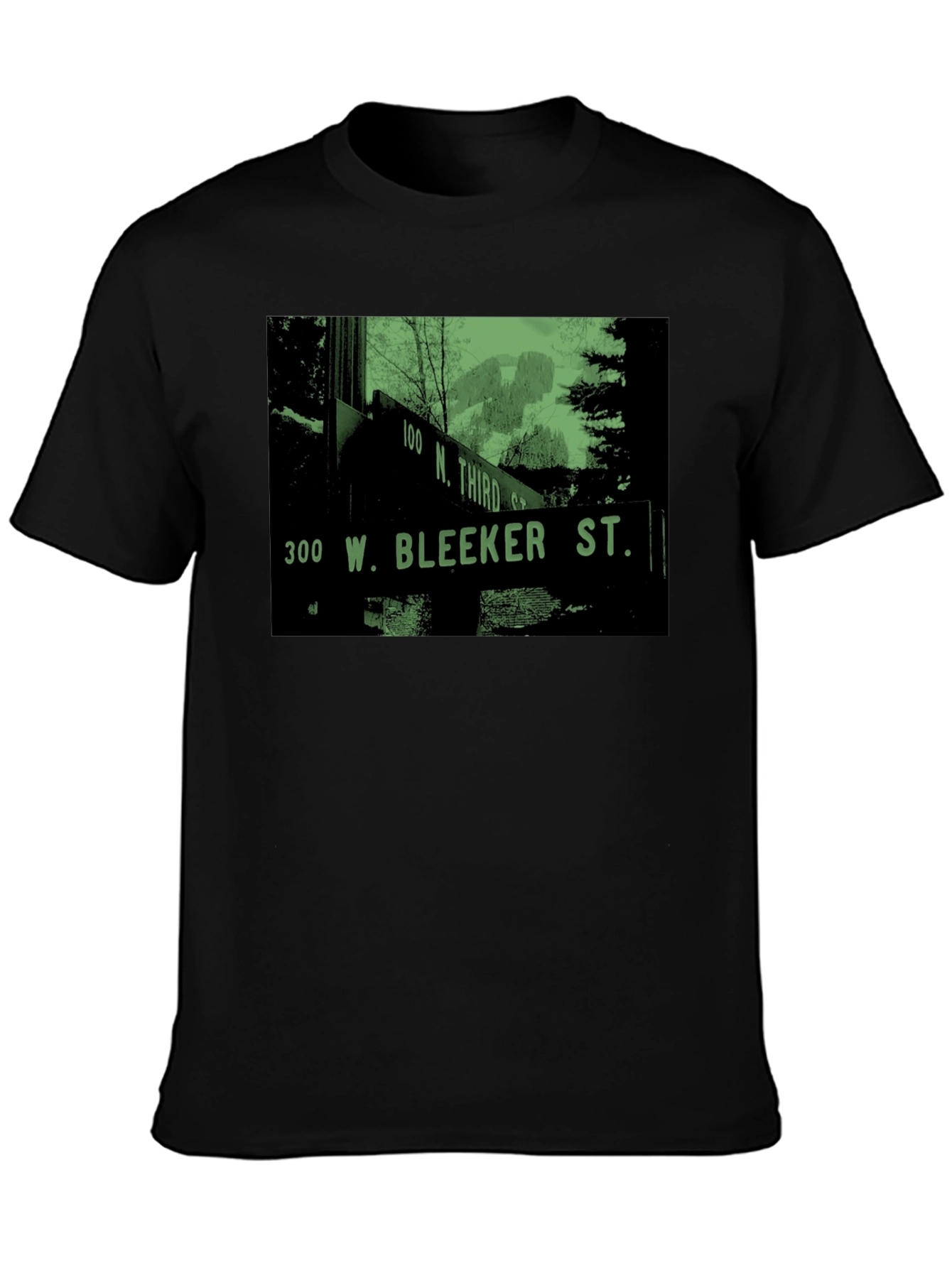 Bleeker St. T-Shirt - Retro Street Sign Tee