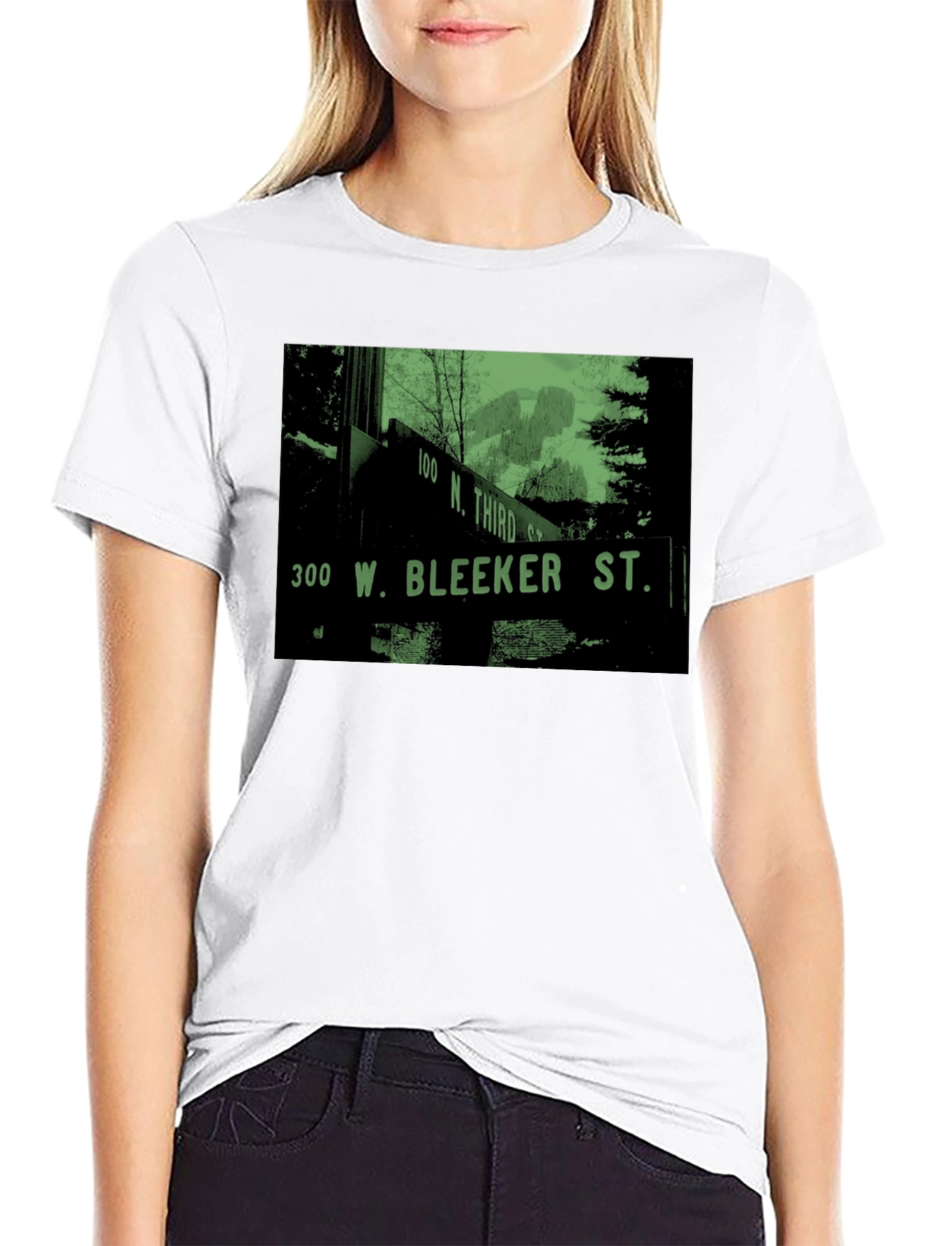 Bleeker St. T-Shirt - Retro Street Sign Tee