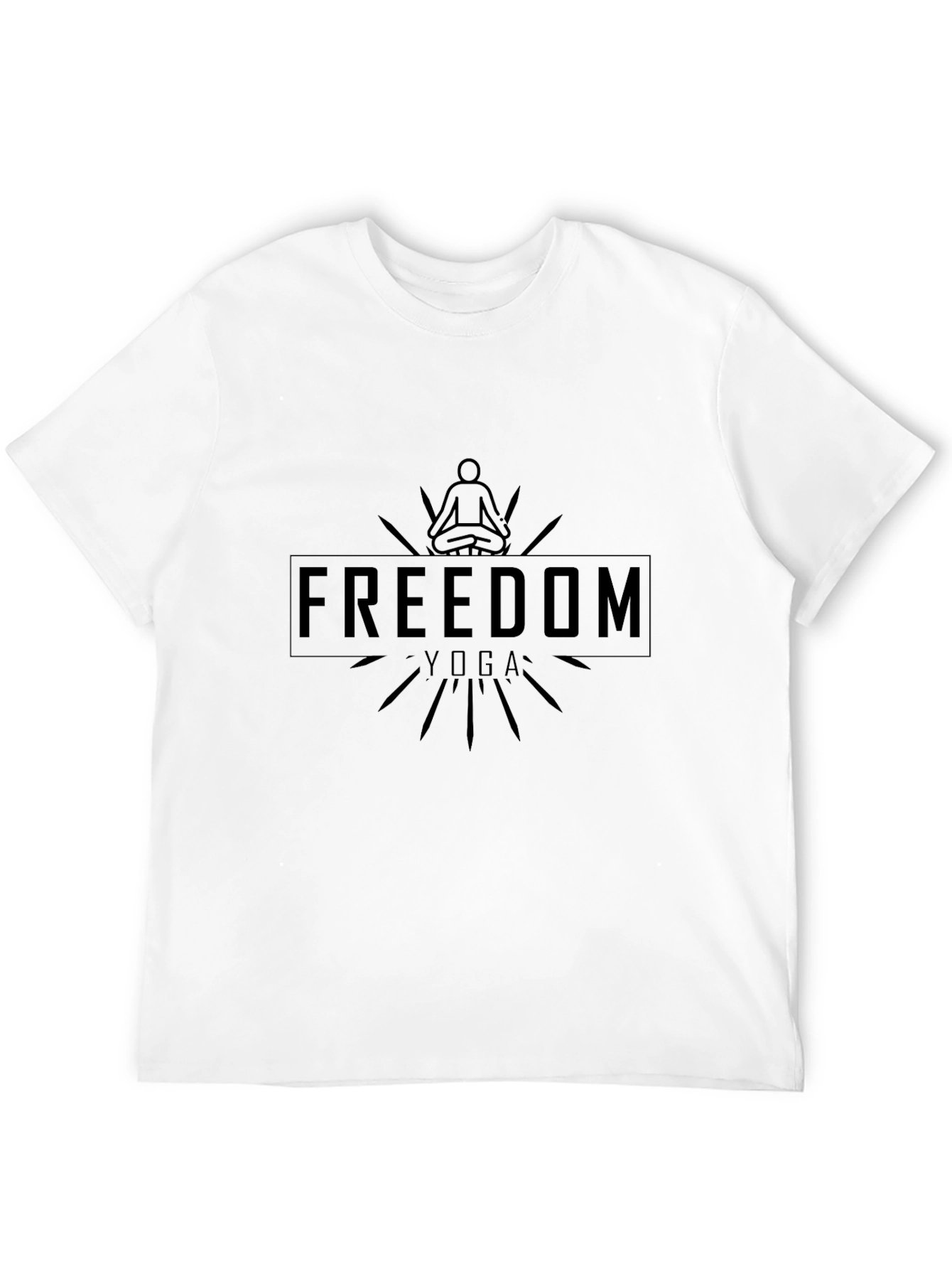 Freedom Yoga Graphic Print Tee