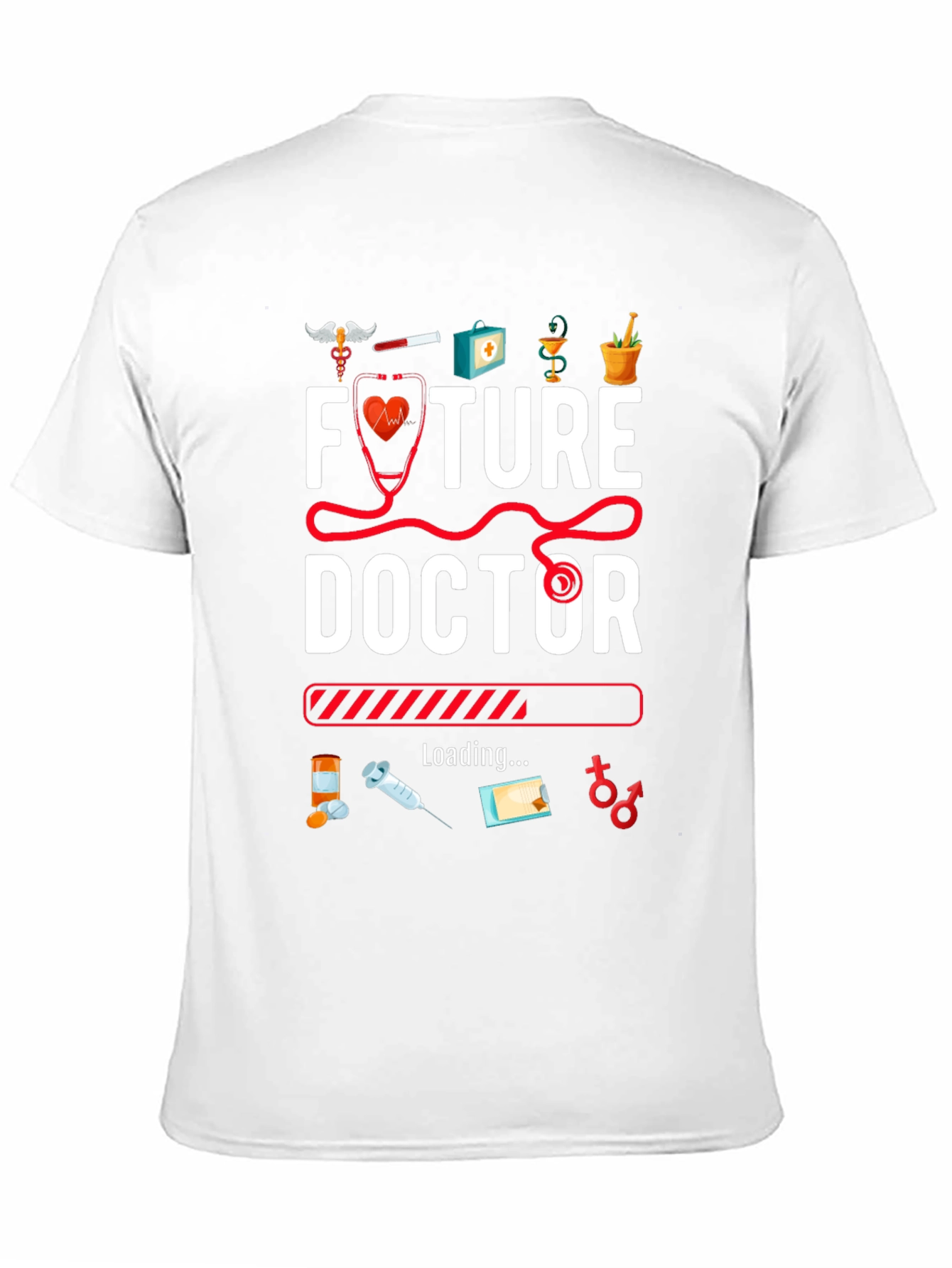 Future Doctor Loading Graphic T-Shirt