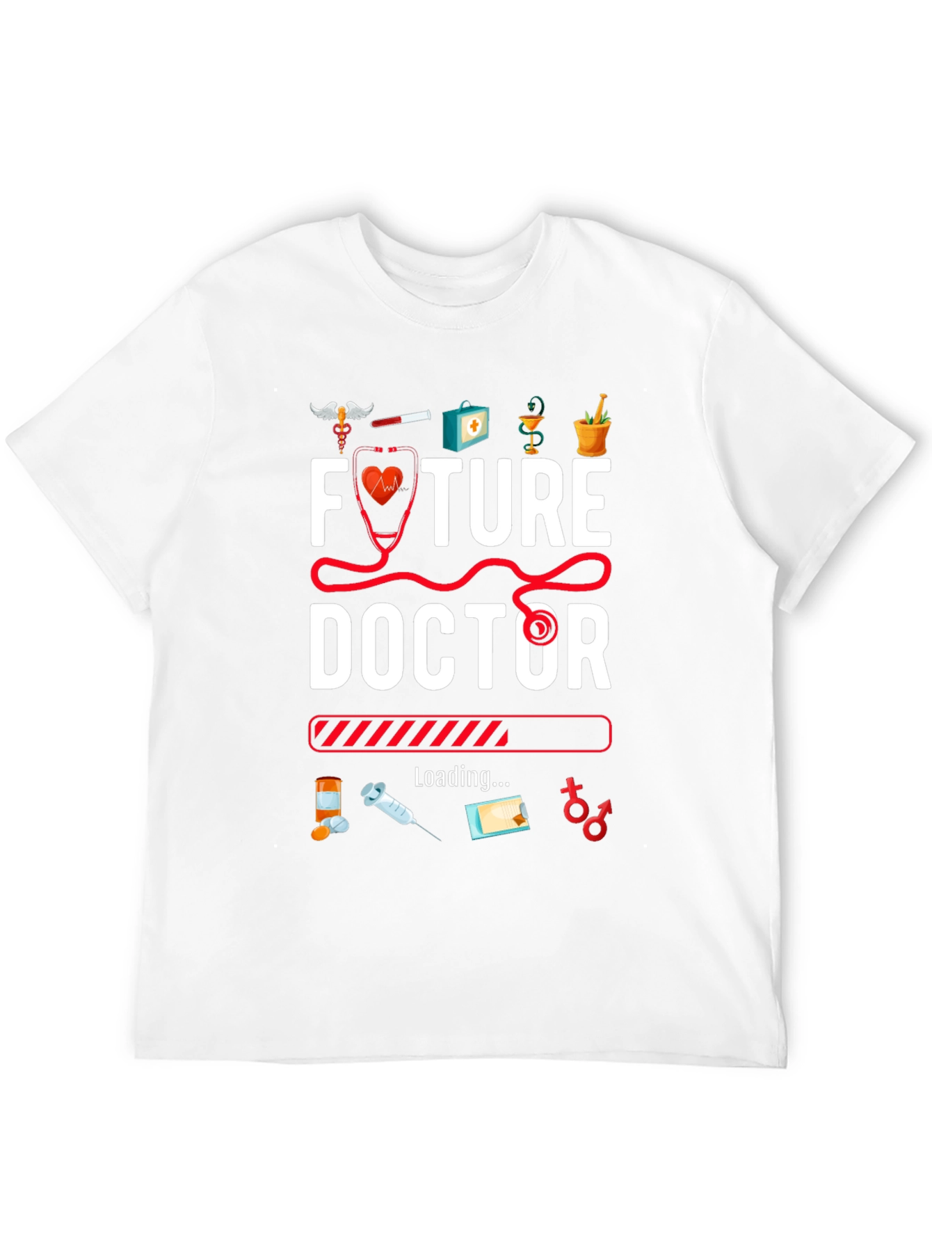 Future Doctor Loading Graphic T-Shirt