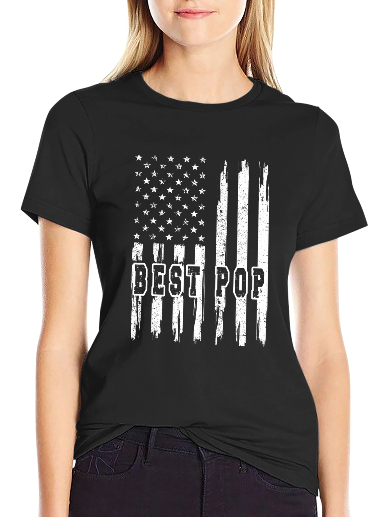 Best Pop American Flag T-Shirt