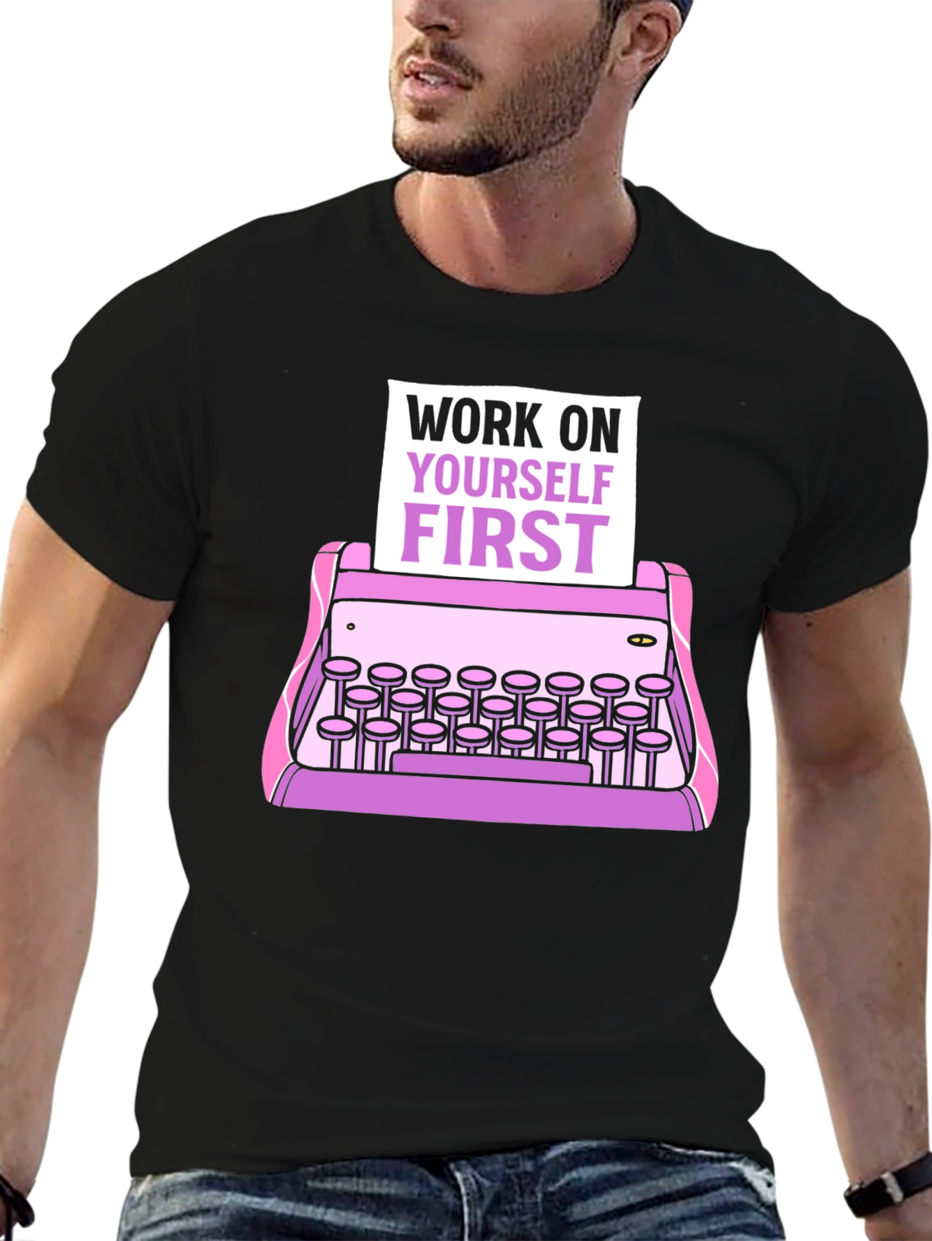 Work On Yourself First Graphic Tee
