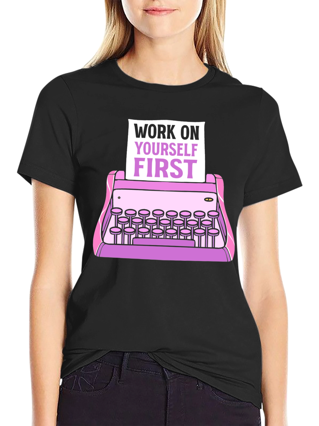 Work On Yourself First Graphic Tee
