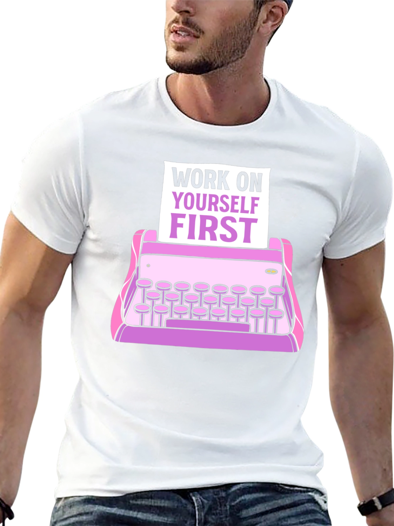 Work On Yourself First Graphic Tee