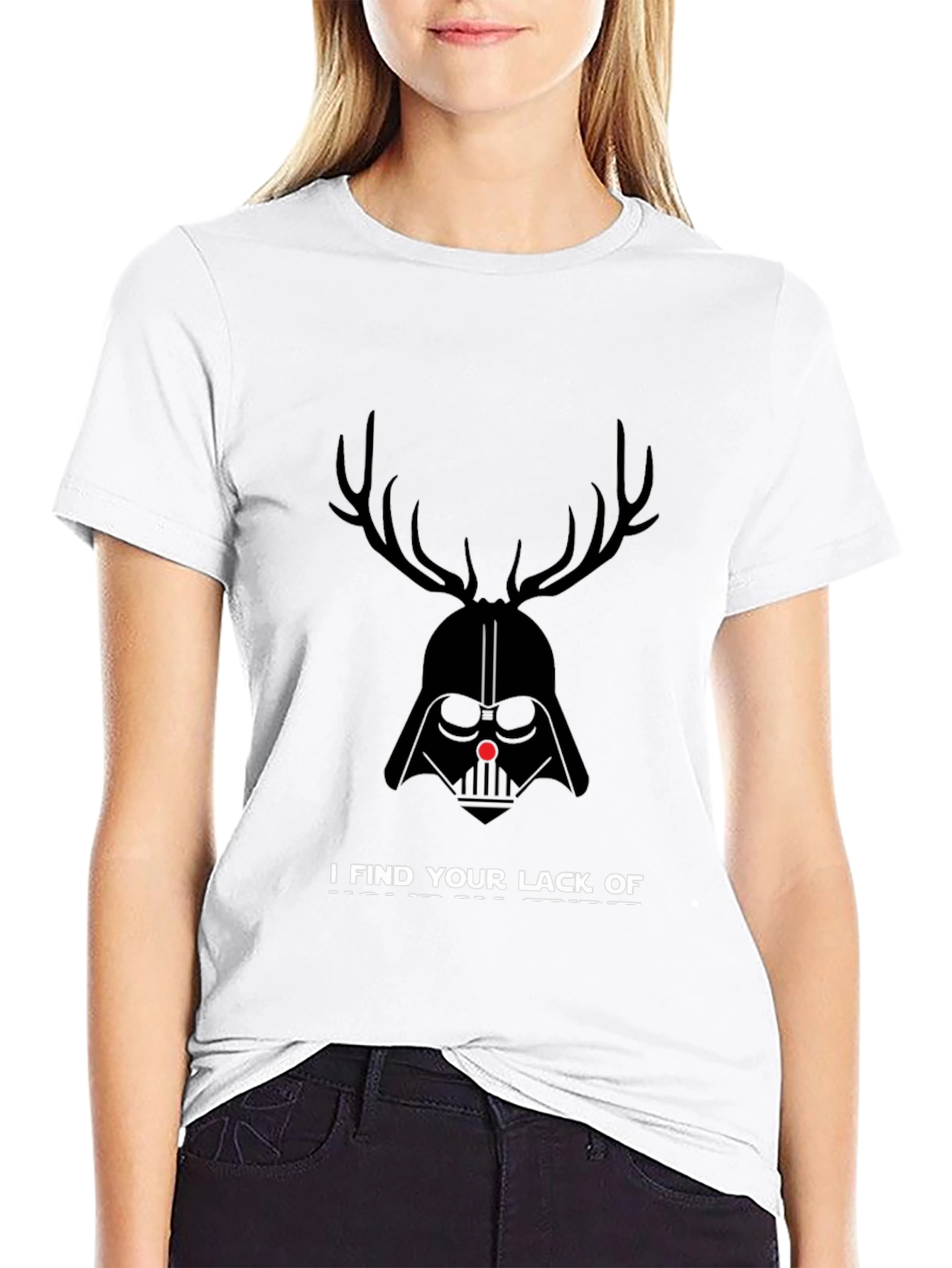 Darth Vader Reindeer Christmas T-Shirt