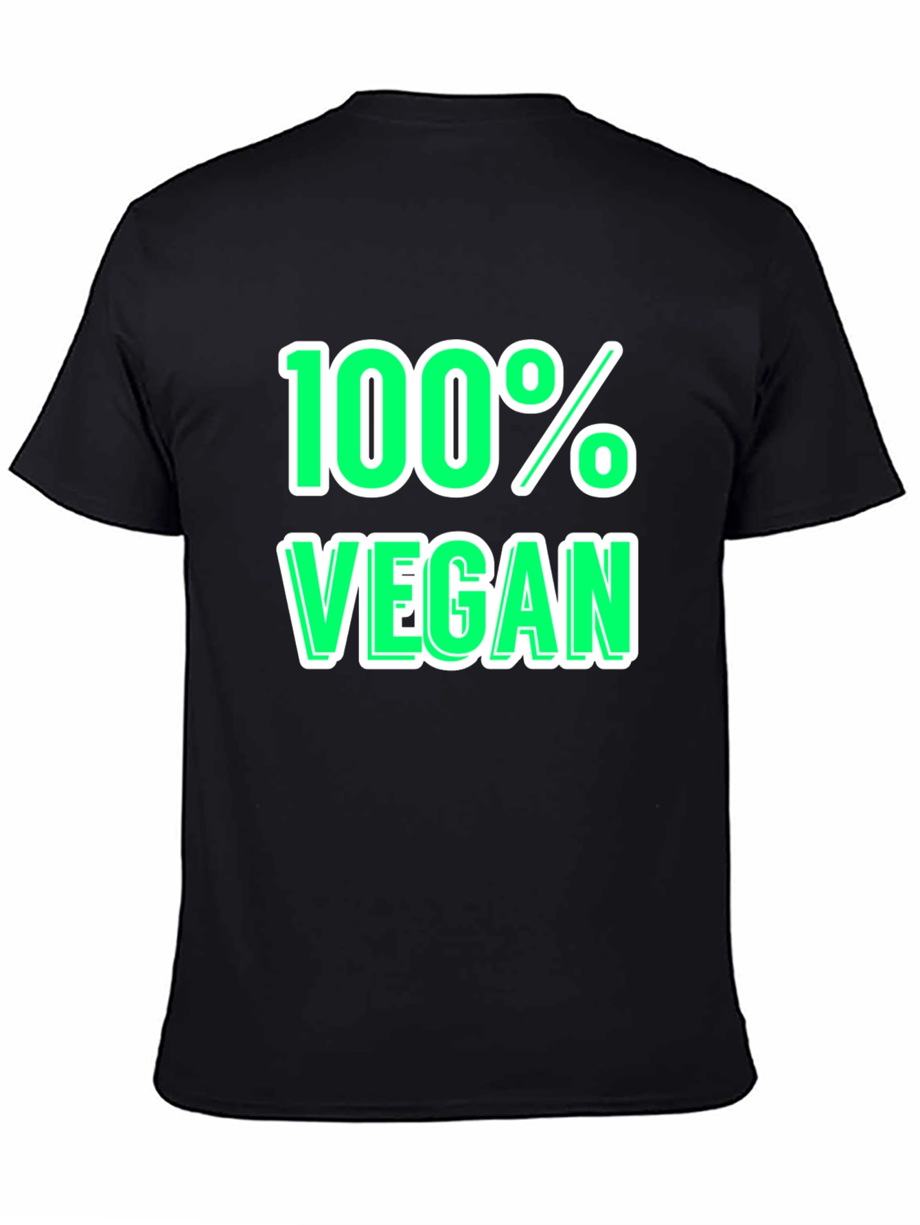 100% Vegan Graphic Tee - Stylish & Comfortable